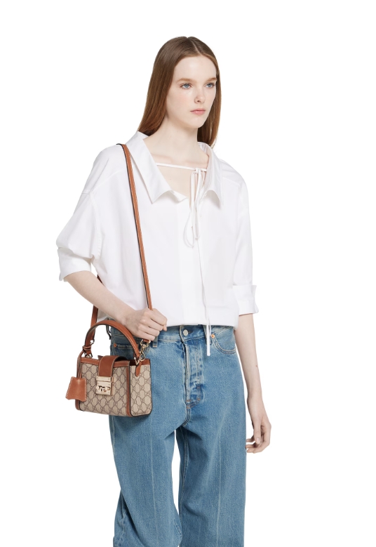 GUCCI-Padlock small top handle bag