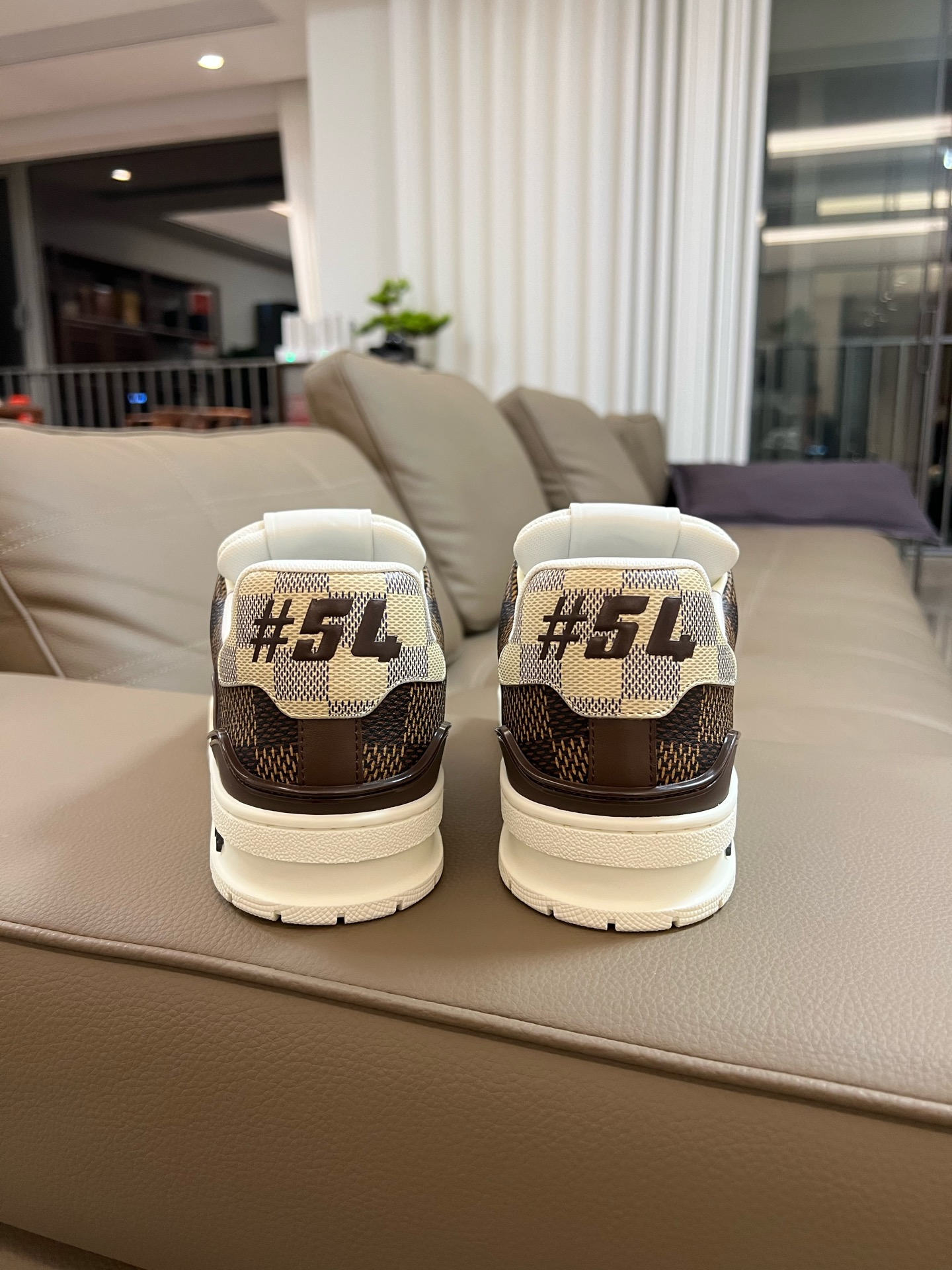 LV Trainer – Brown Damier Pattern