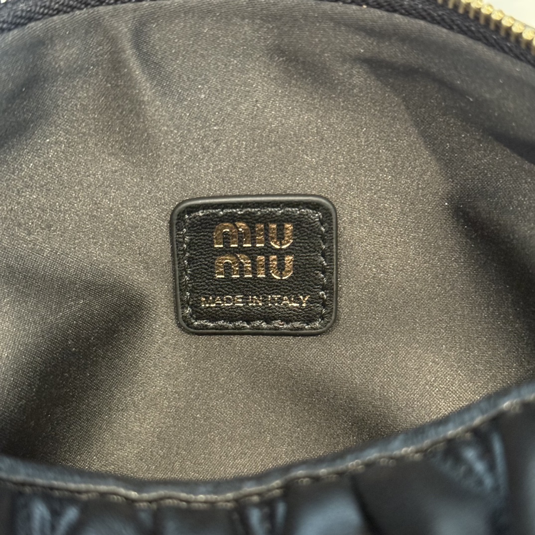 MIUMIU Matelassé nappa leather pouch