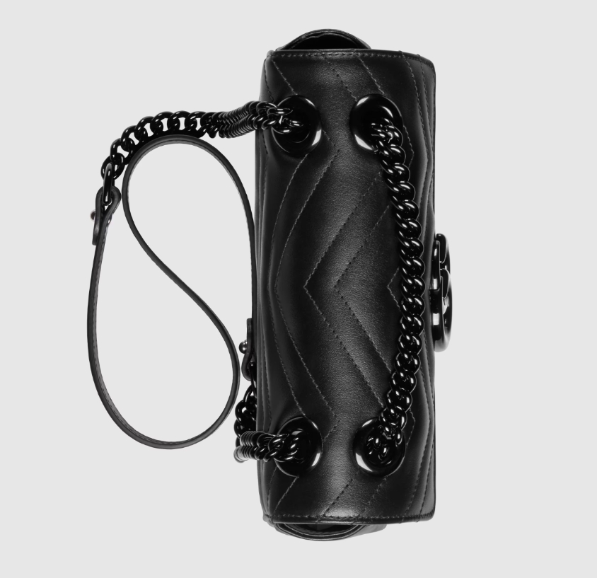 GG MARMONT MATELASSÉ MINI BAG-All Black-446744