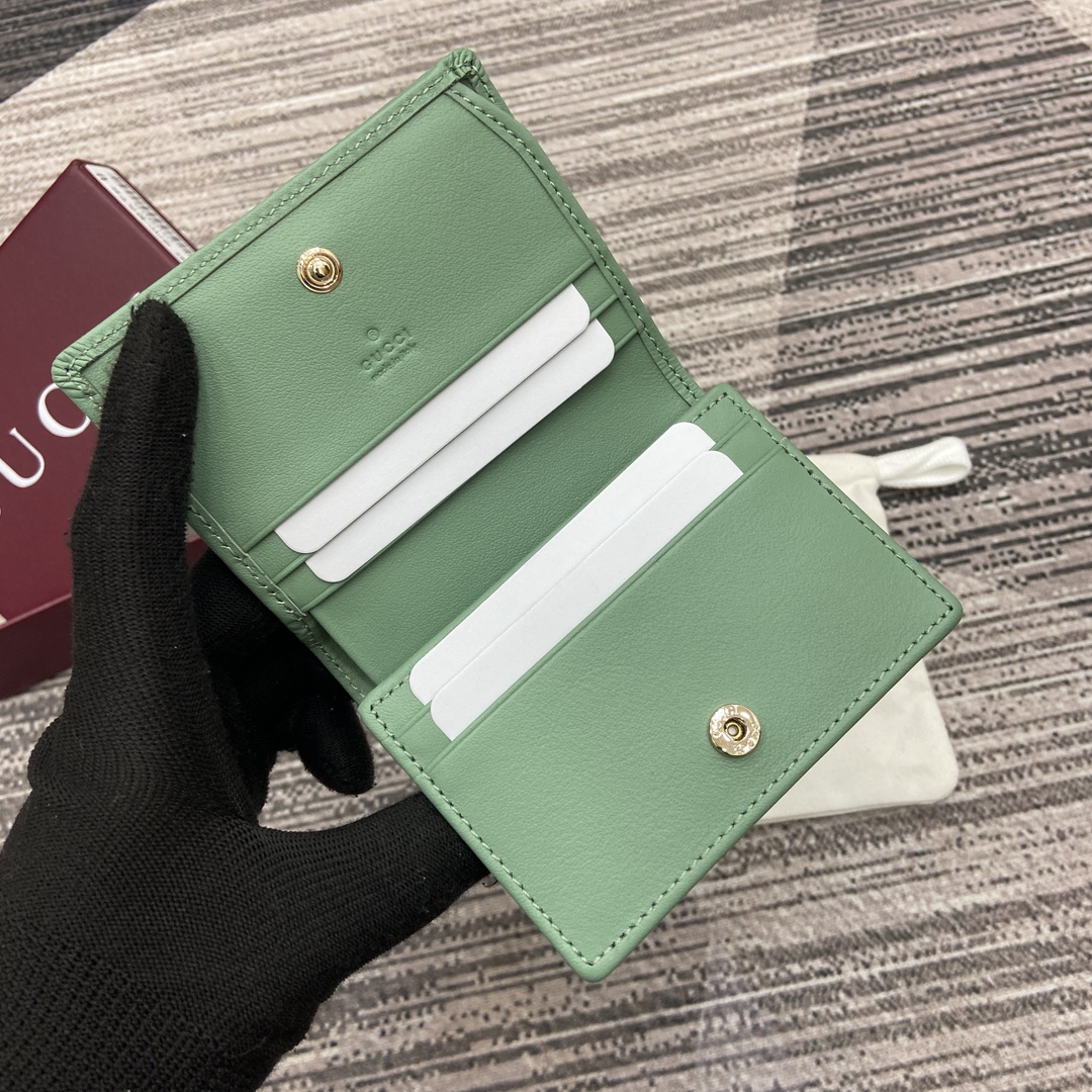 Gucci GG Emblem Mini Wallet
