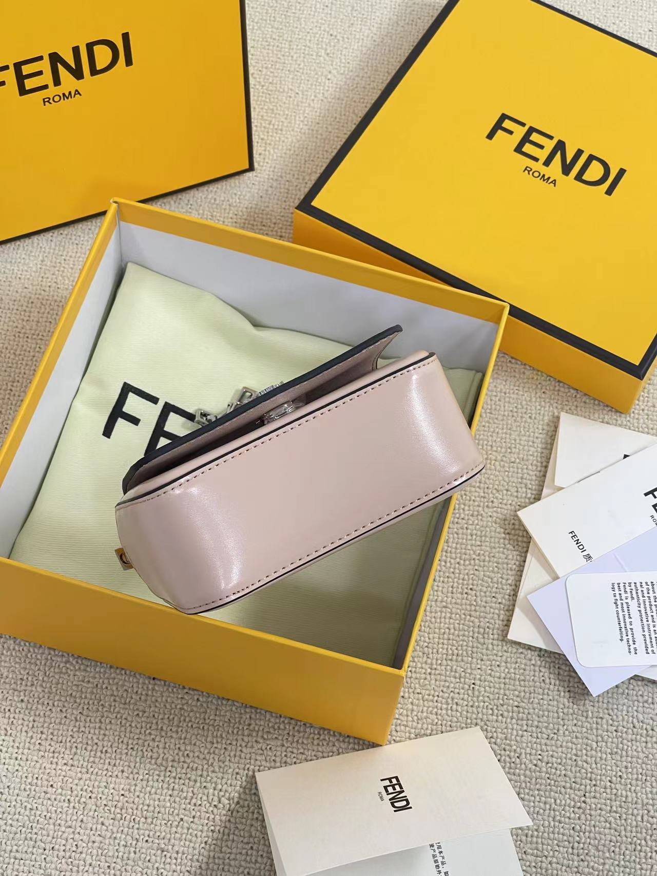 FENDI-First Nano Bag-Pink