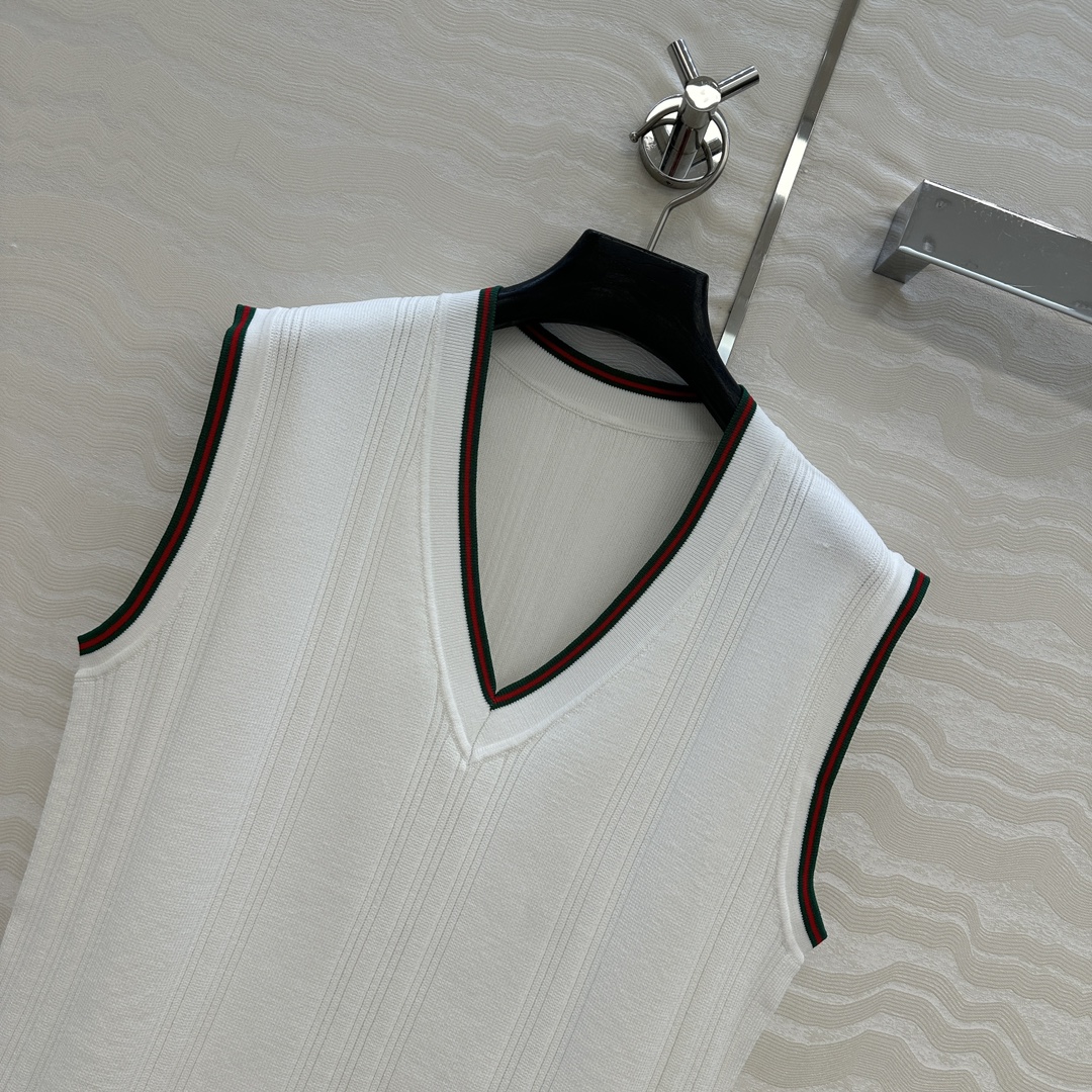 GUCCI Vest top with Web trim