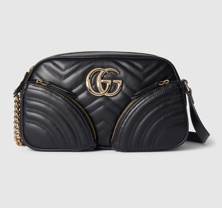 GG MARMONT SMALL SHOULDER BAG-Black-798715