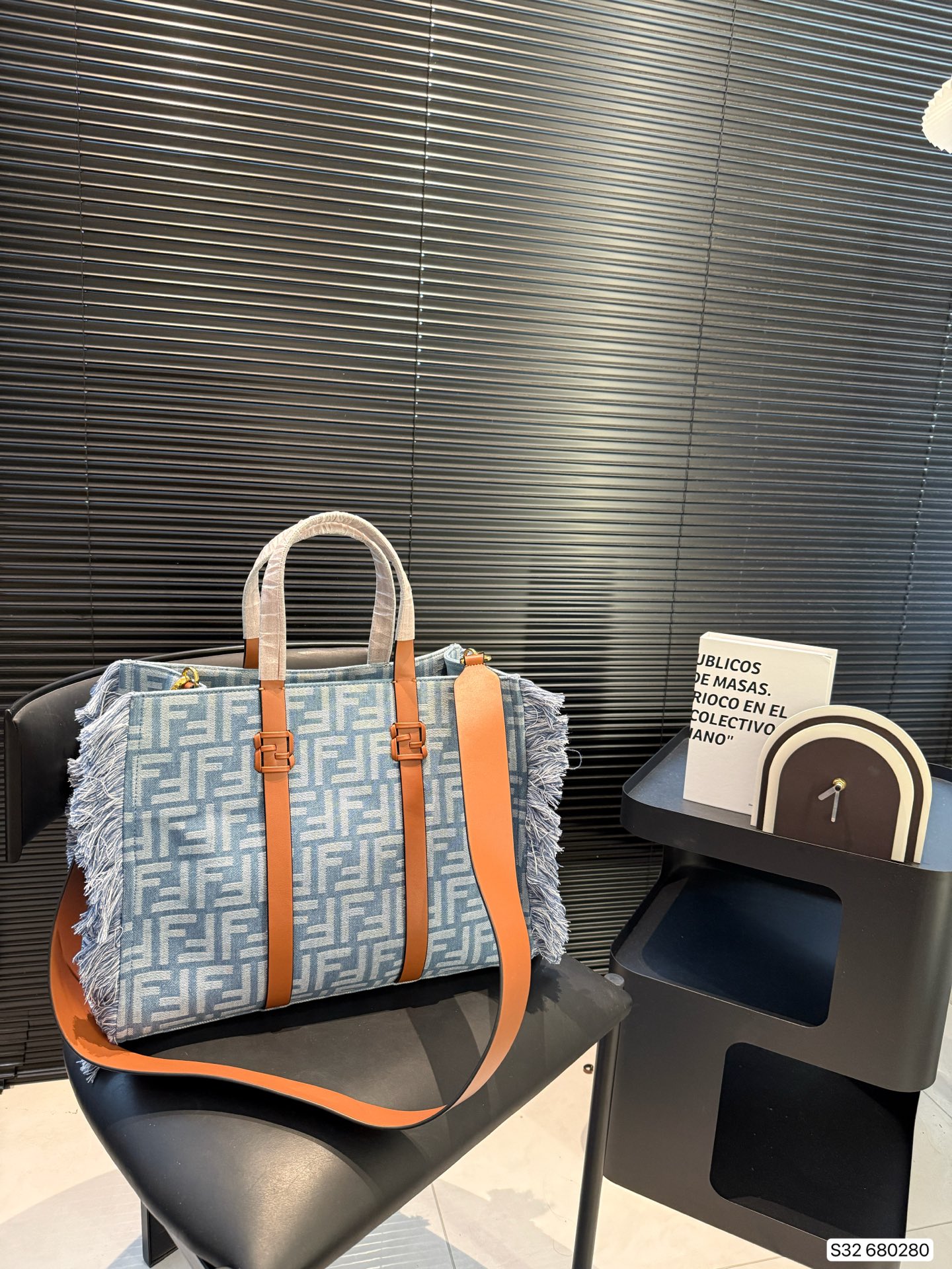 Fendi Structured Tote Bag