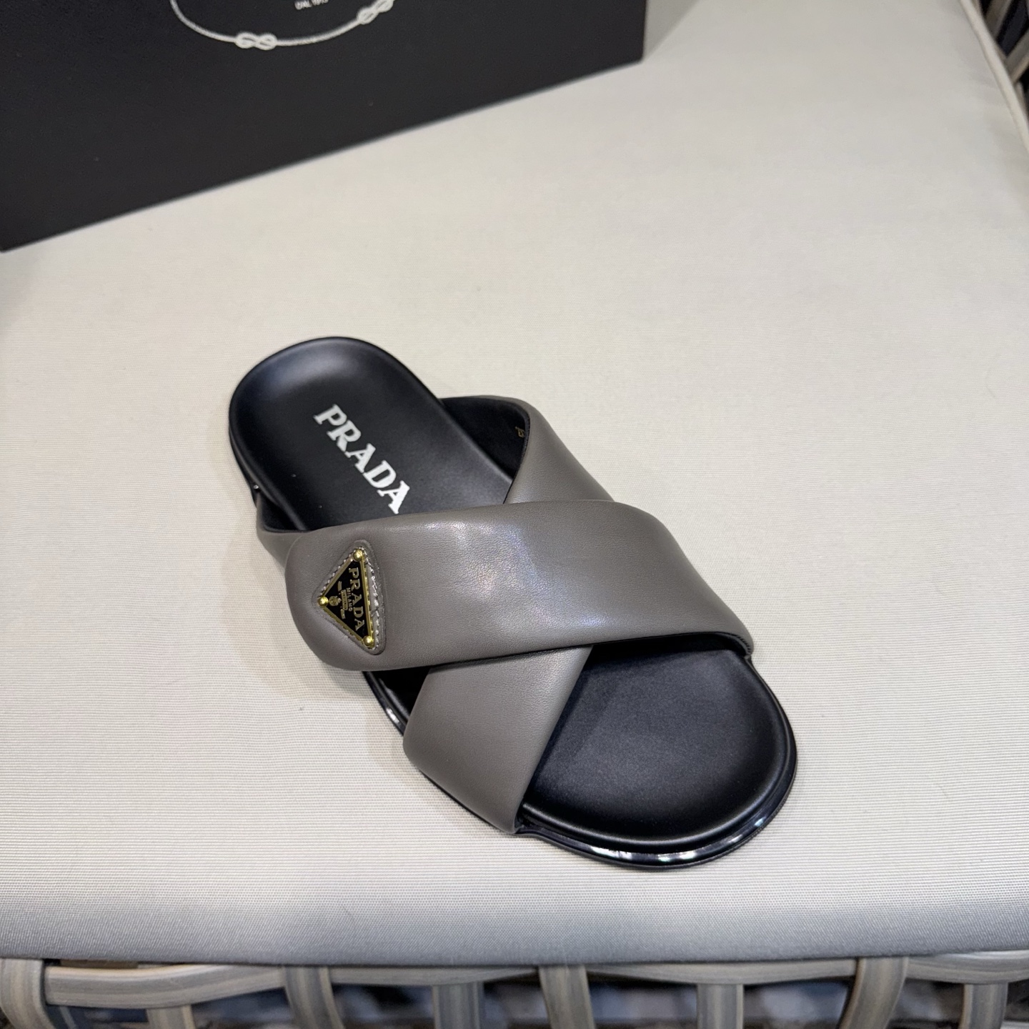 Prada Men’s Leather Sandals / Slides – New Arrival