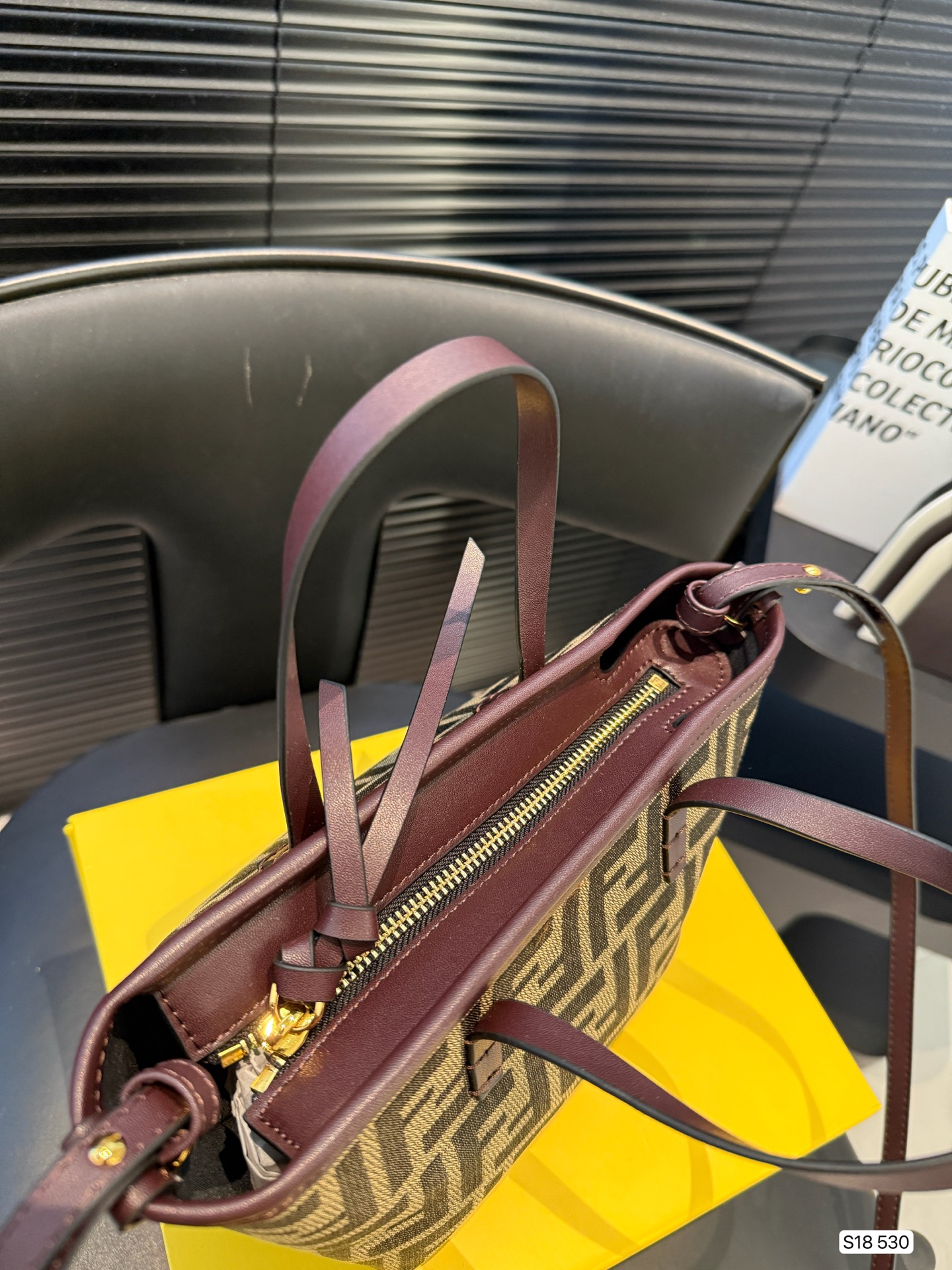 FENDI FF jacquard mini bag