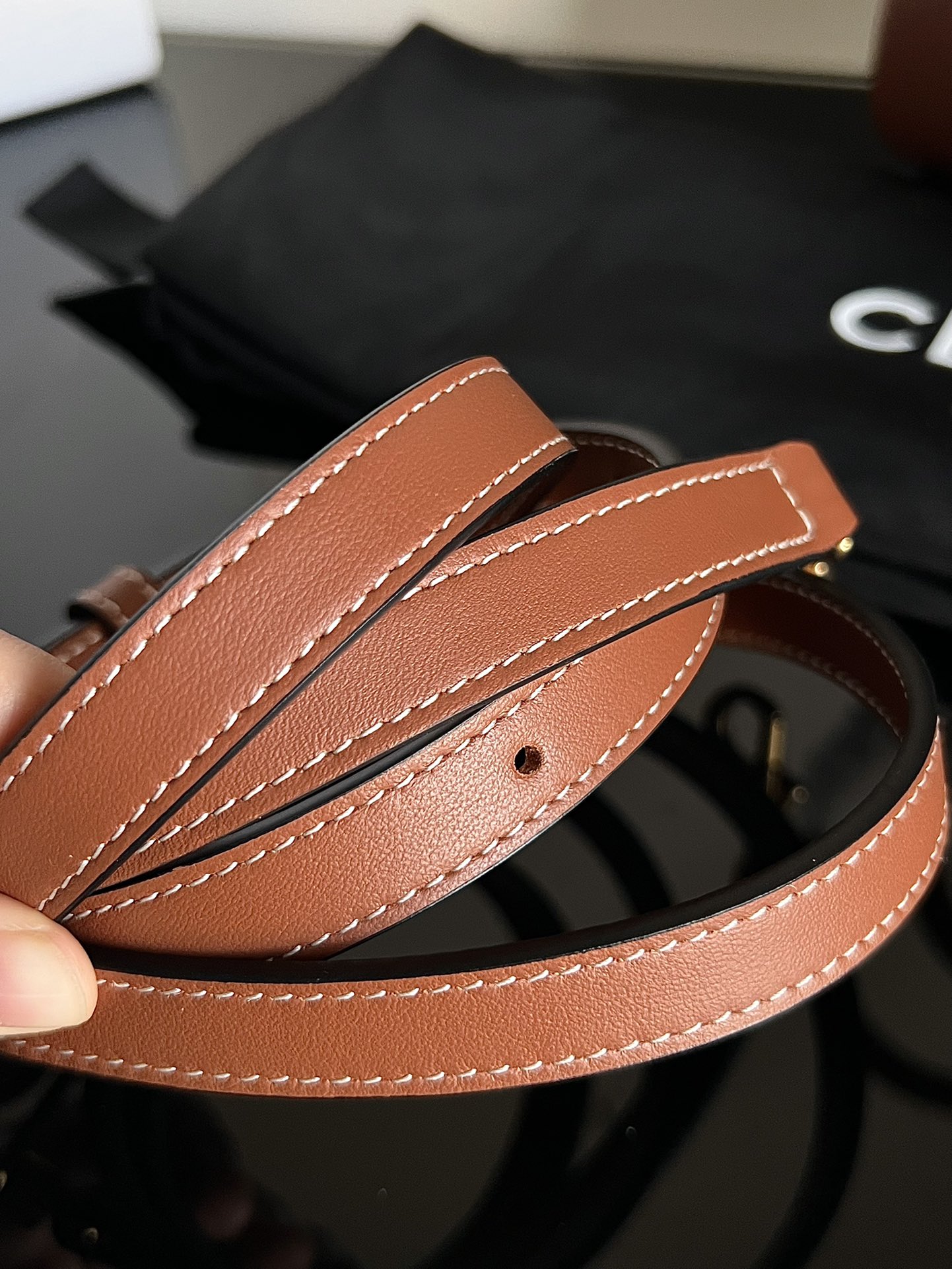 Celine-Small Smooth Calfskin Boston Bag