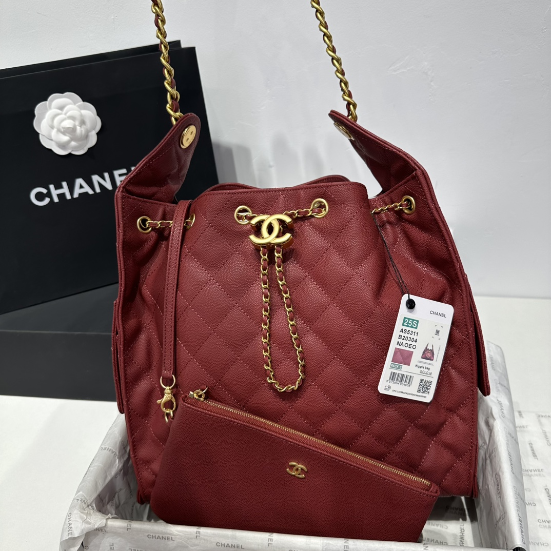 CHANEL Hobo Shoulder Bag – Small Size