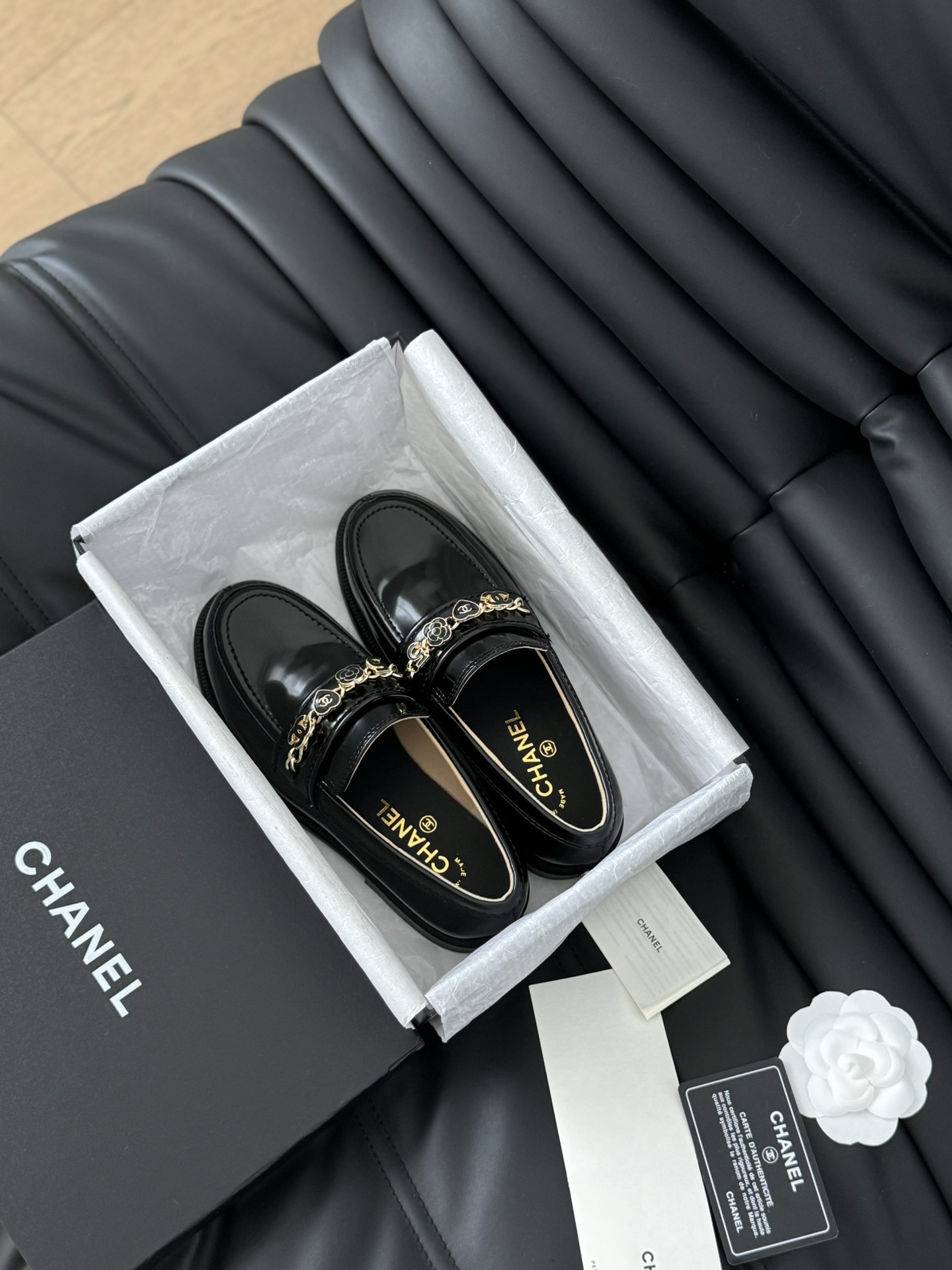 Chanel 24A latest handmade loafers