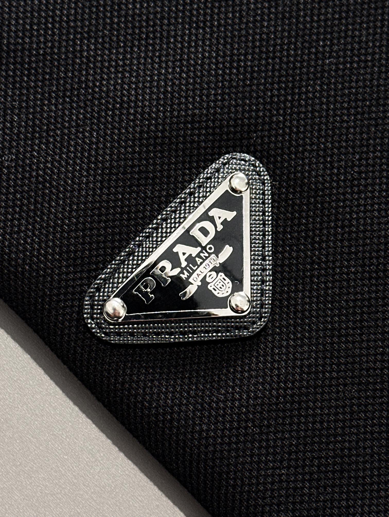 PRADA 25SS New Season Piqué Cotton Polo Shirt