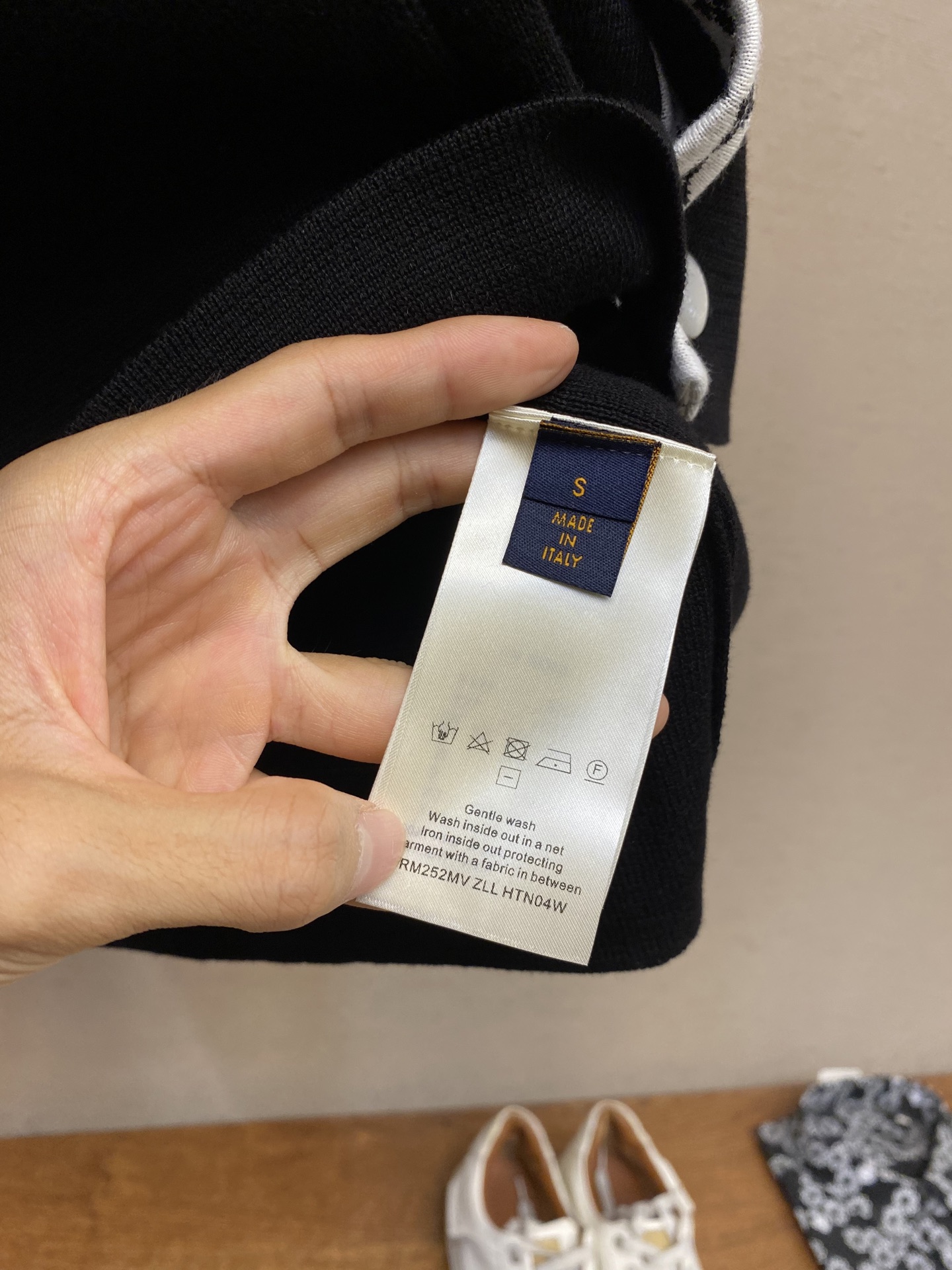 LV 1AGTLM Preppy Knitted Wool Blazer