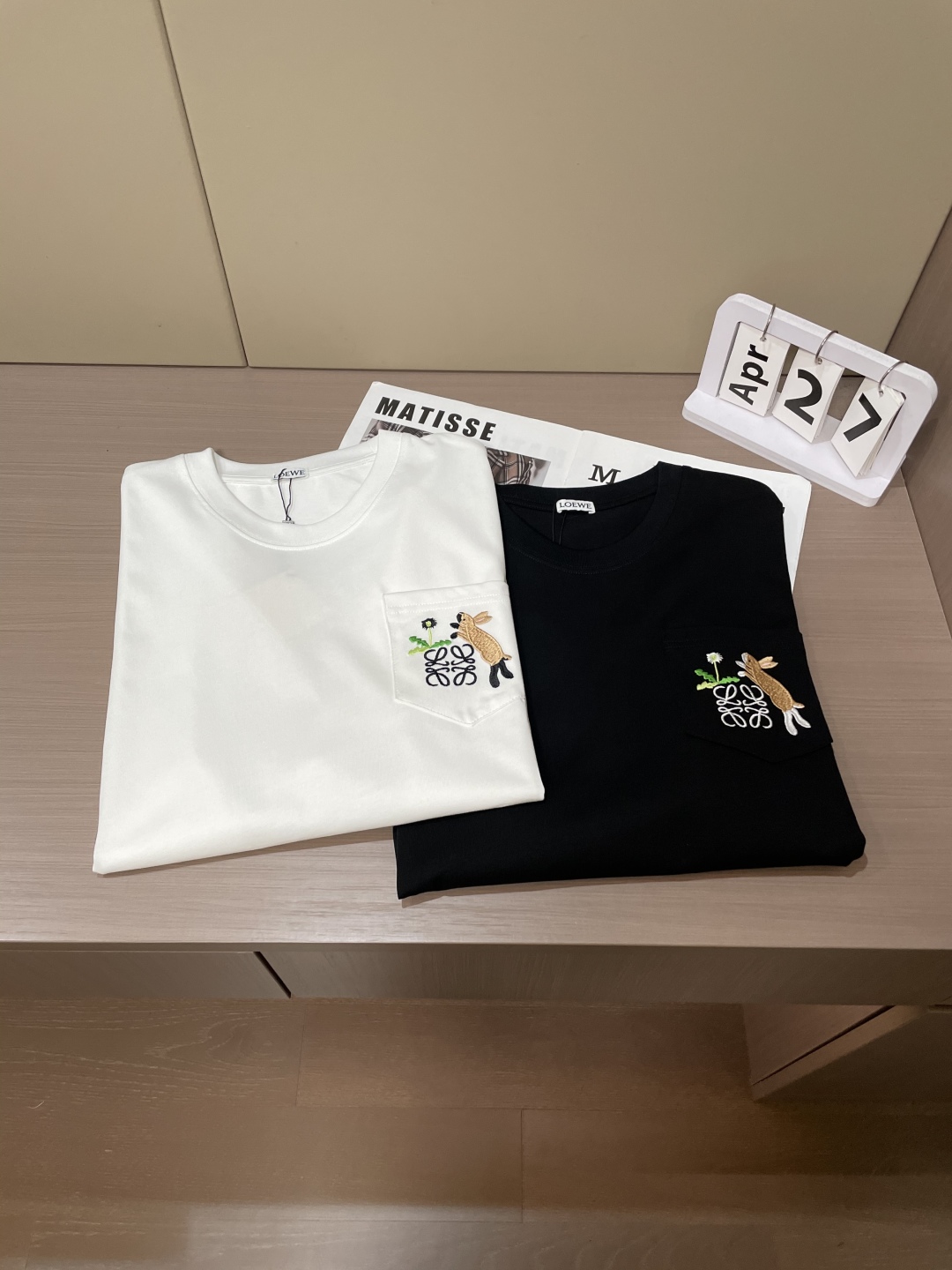 Loewe Logo Embroidered Short-Sleeve T-Shirt‌