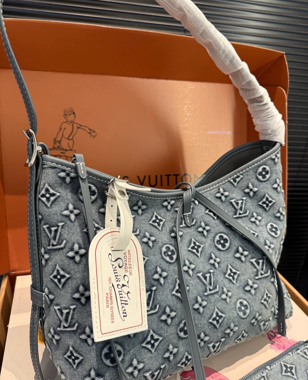 Louis Vuitton Denim CarryAll Bag – New