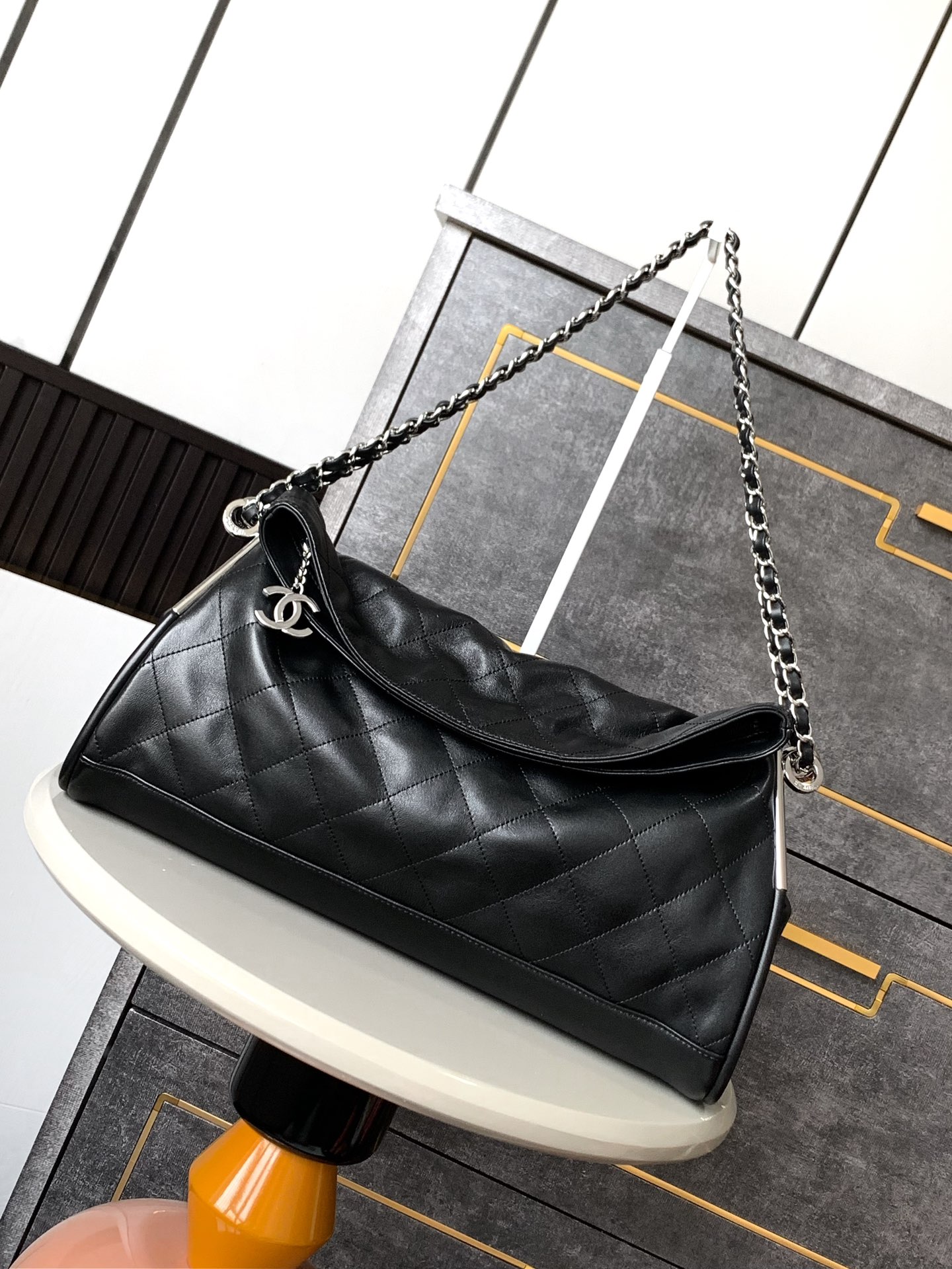 black and silver who doesn't love bag