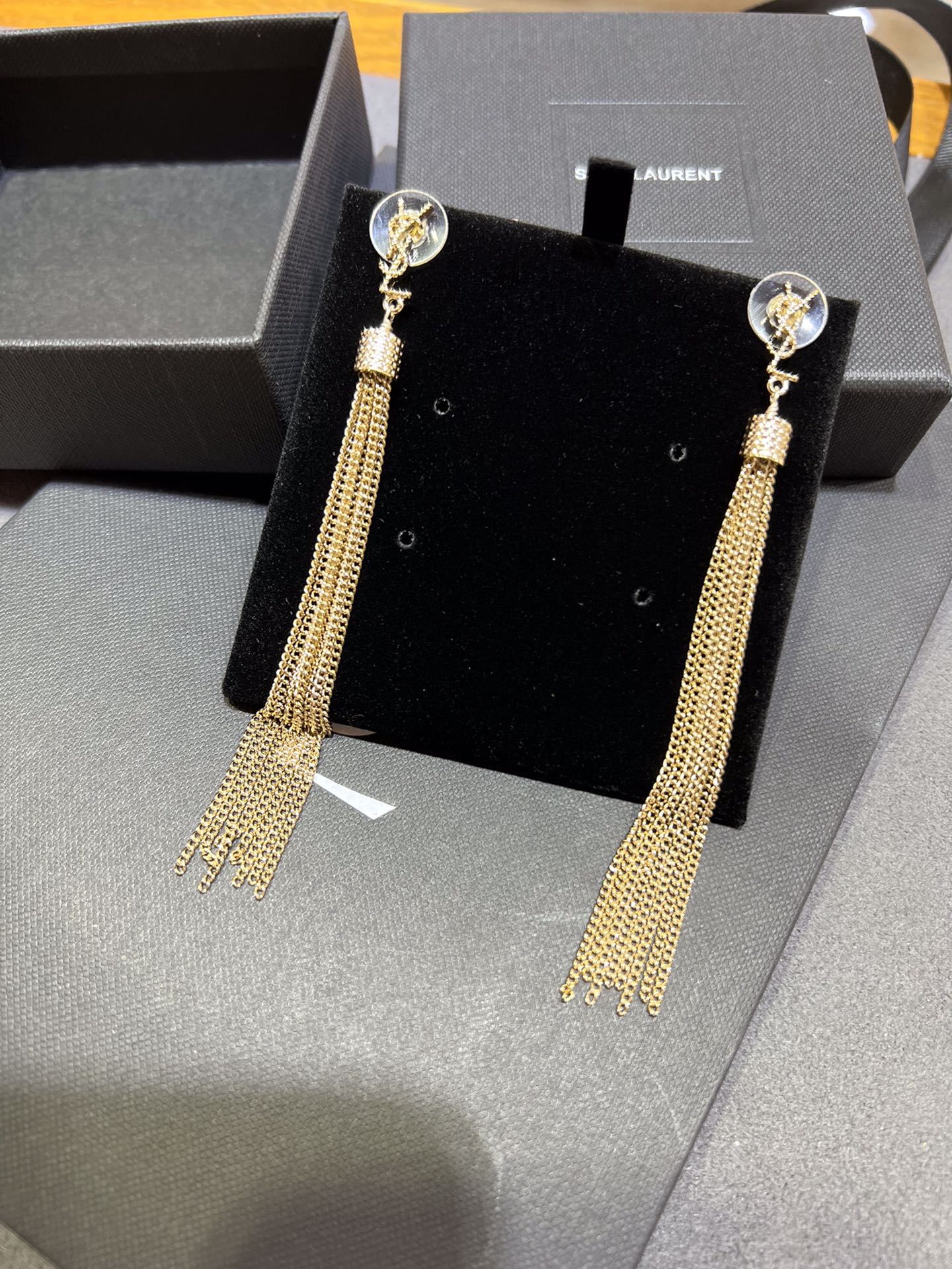 Saint laurent tassel earrings