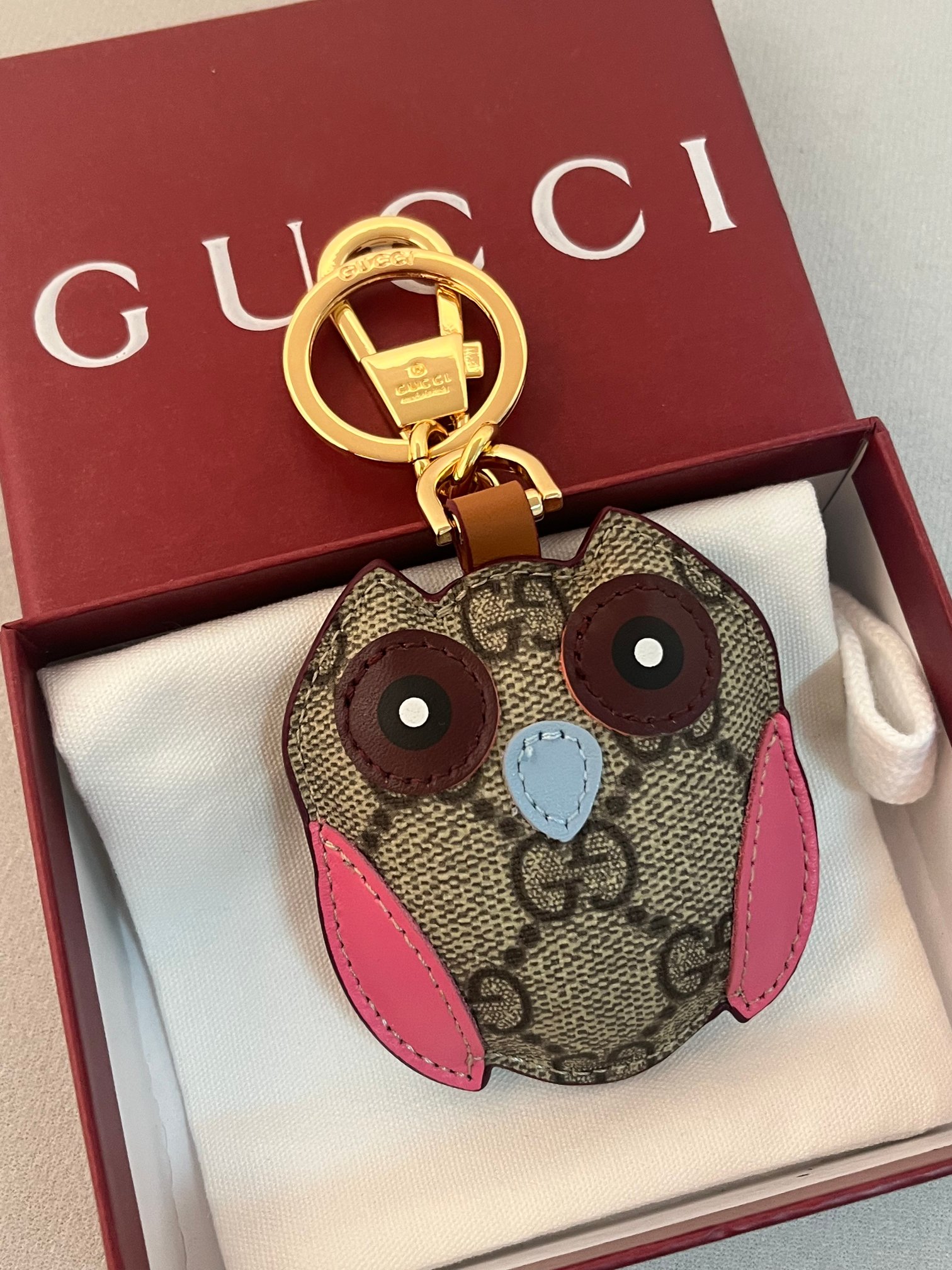 Gucci GG Emblem Cat Charm
