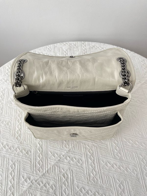 YSL-Niki-28cm-Cream white-633158