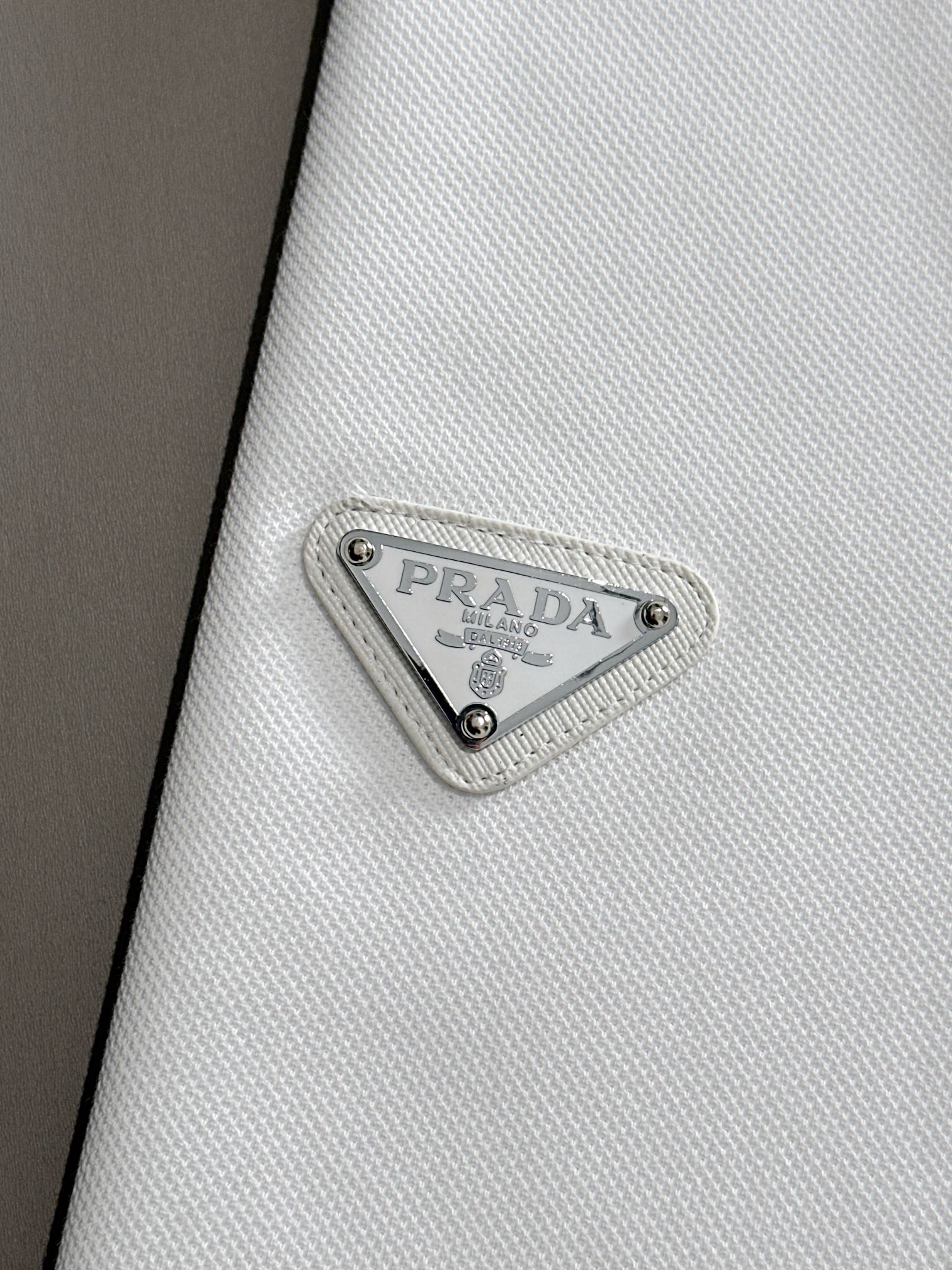 PRADA 25SS New Season Piqué Cotton Polo Shirt