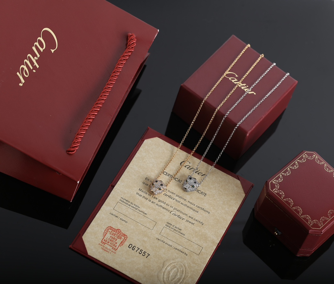 Cartier Leopard Necklace with Diamonds