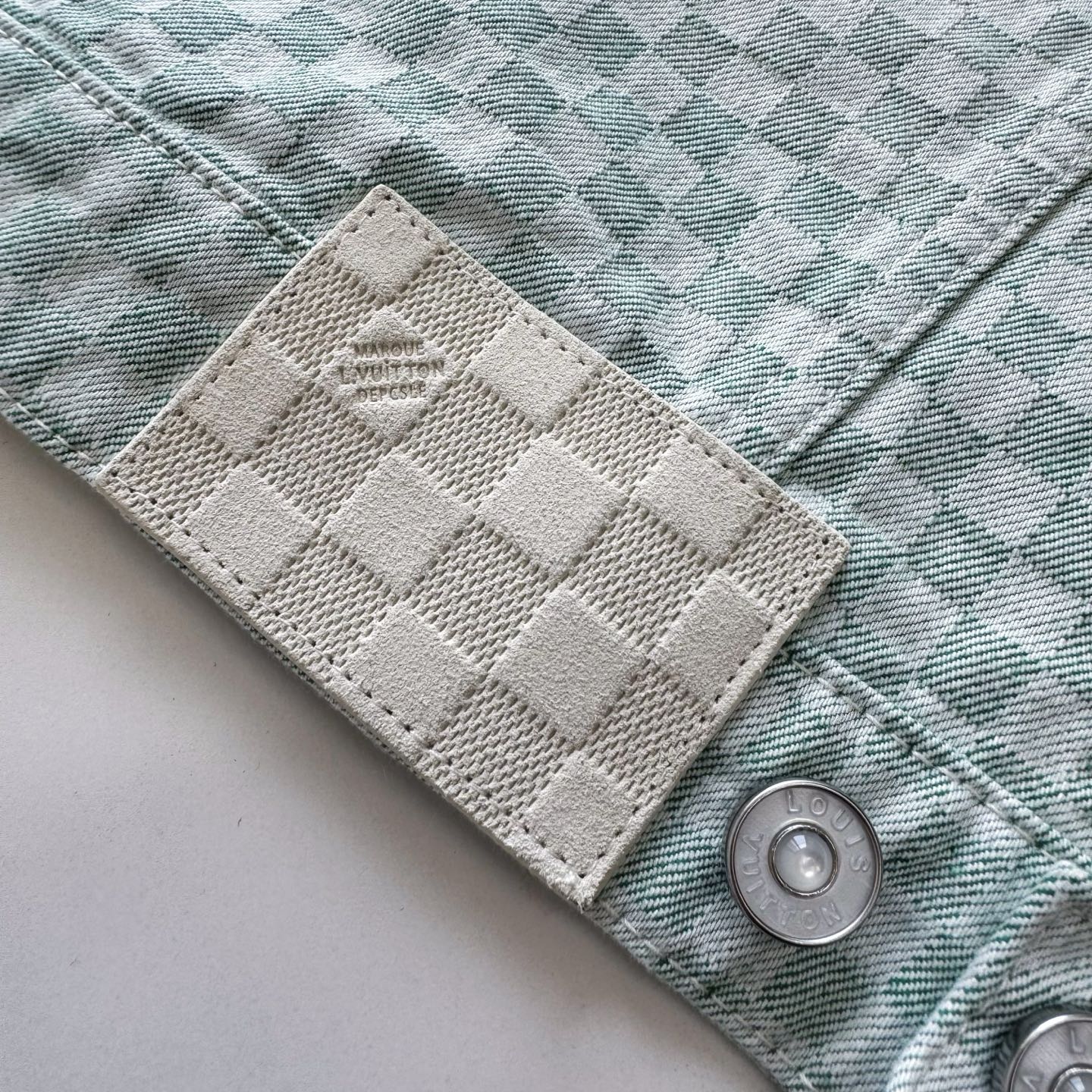 Louis Vuitton Damier Gradient Jacquard Denim Jacket
