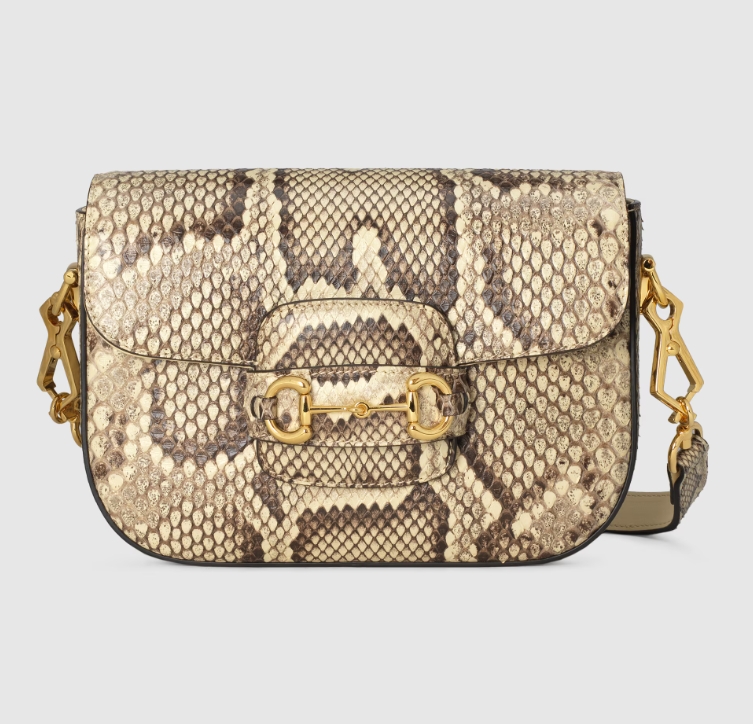 GUCCI HORSEBIT 1955 PYTHON MINI BAG-658574