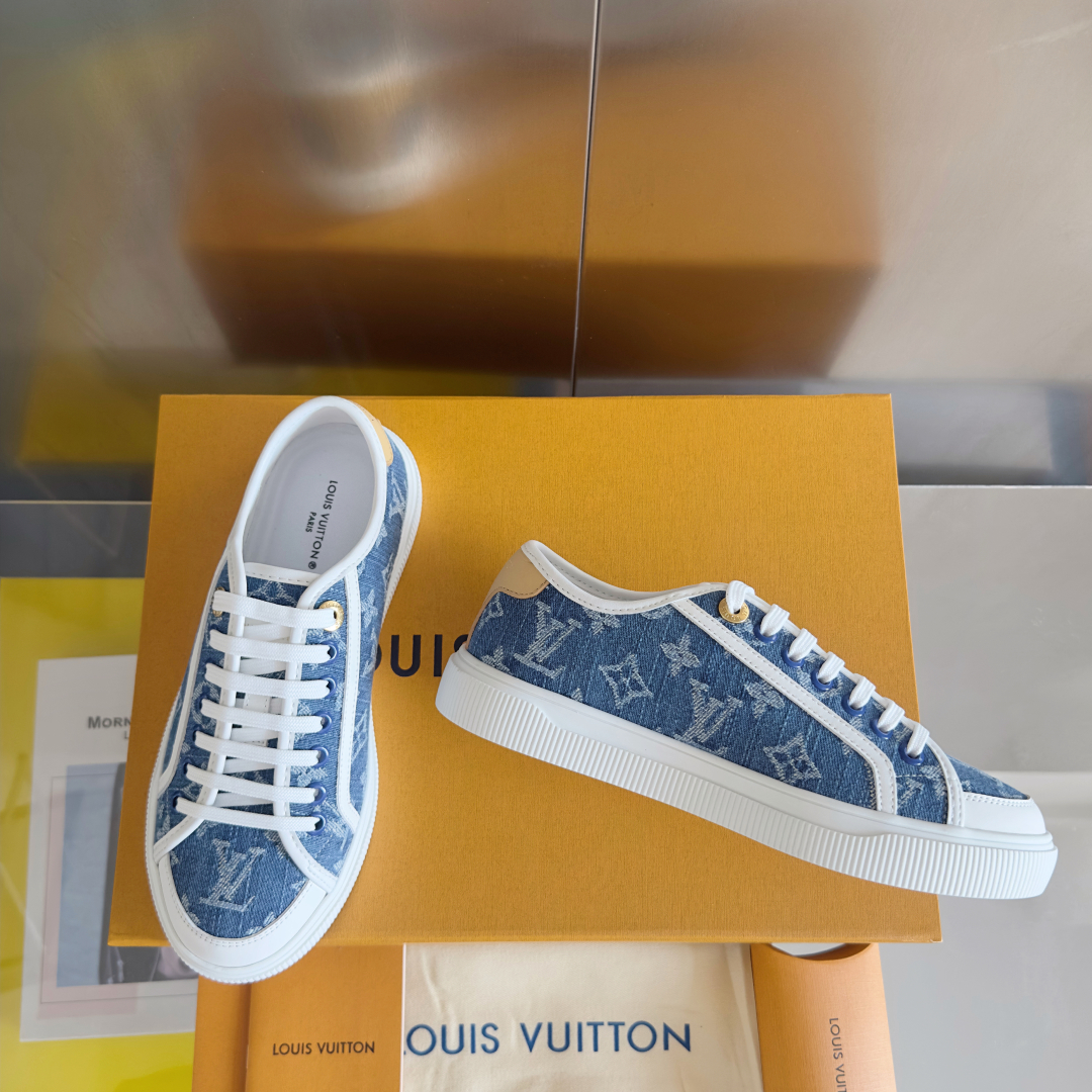 Louis Vuitton Lagoon Denim Sneakers