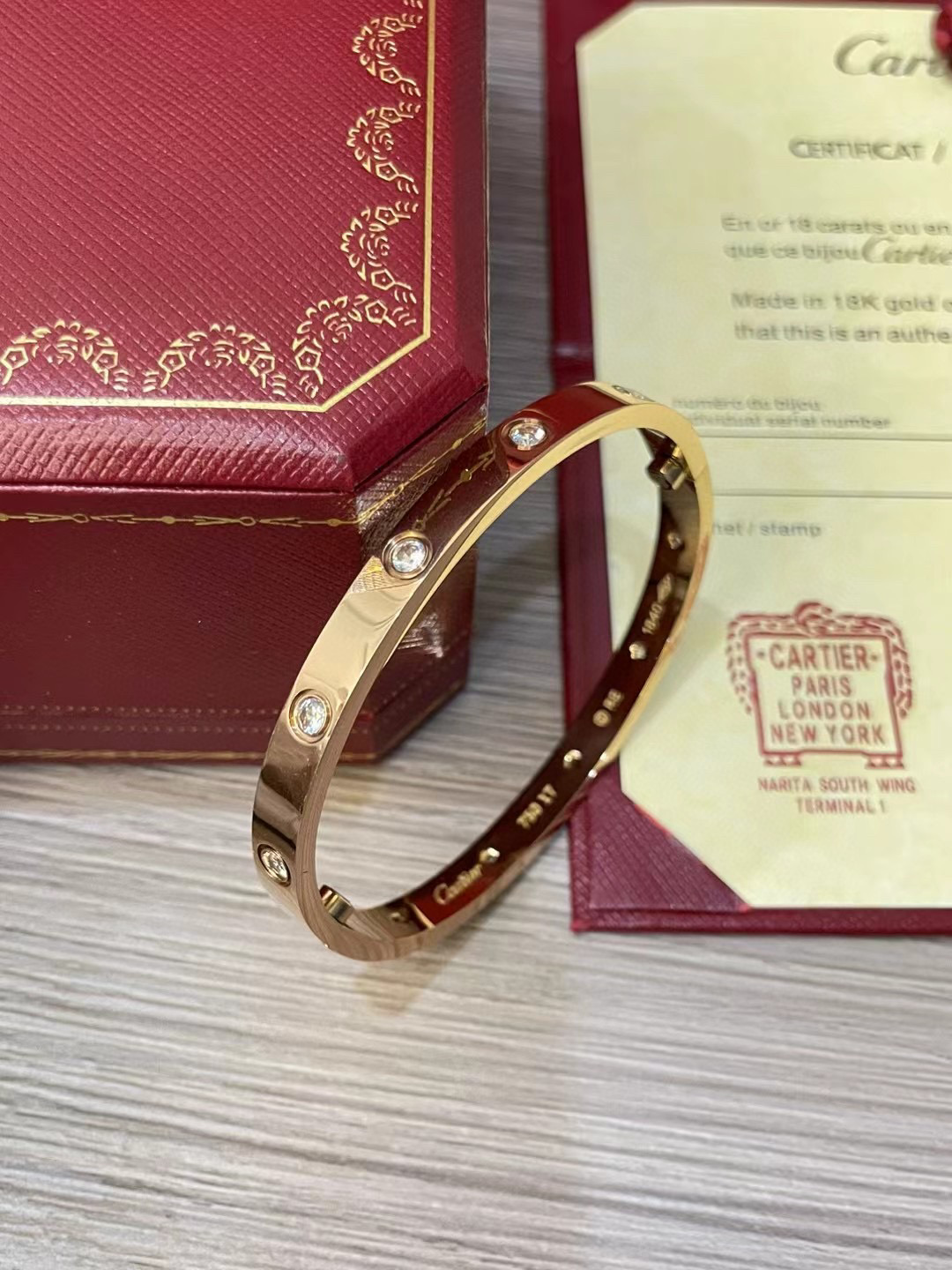 Cartier 10-Diamond Bracelet