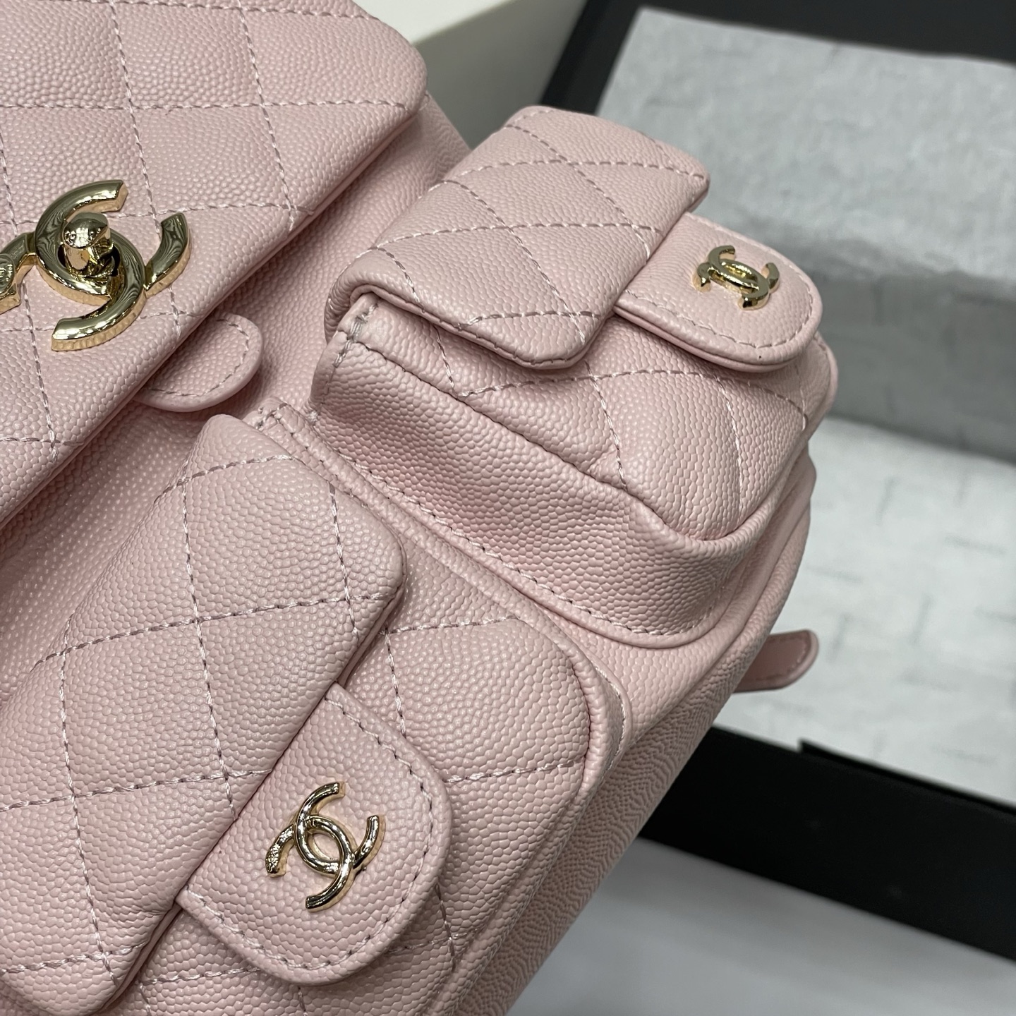 Chanel 25P Dumont Backpack in Pink