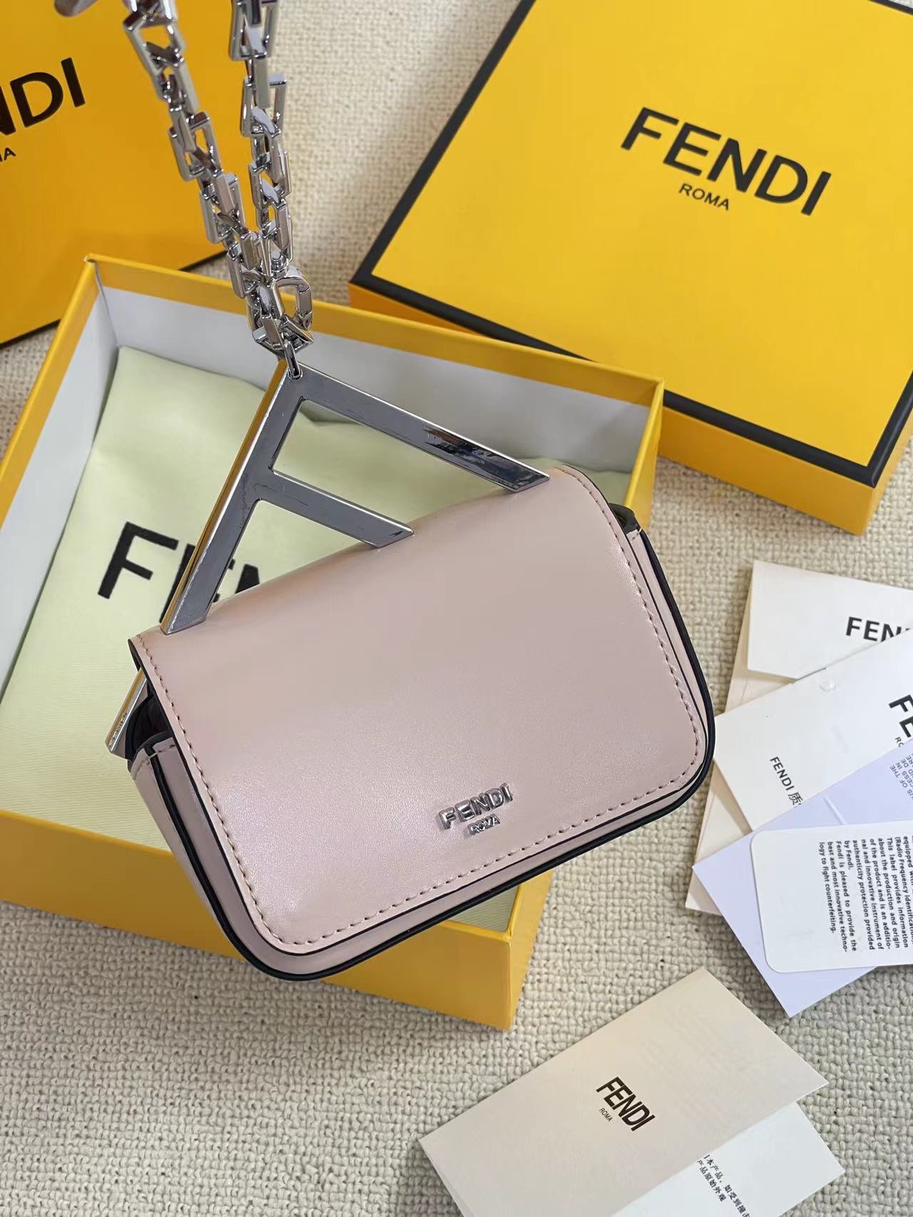FENDI-First Nano Bag-Pink