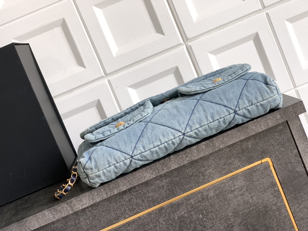 Chanel 26C Denim Shoulder Bag