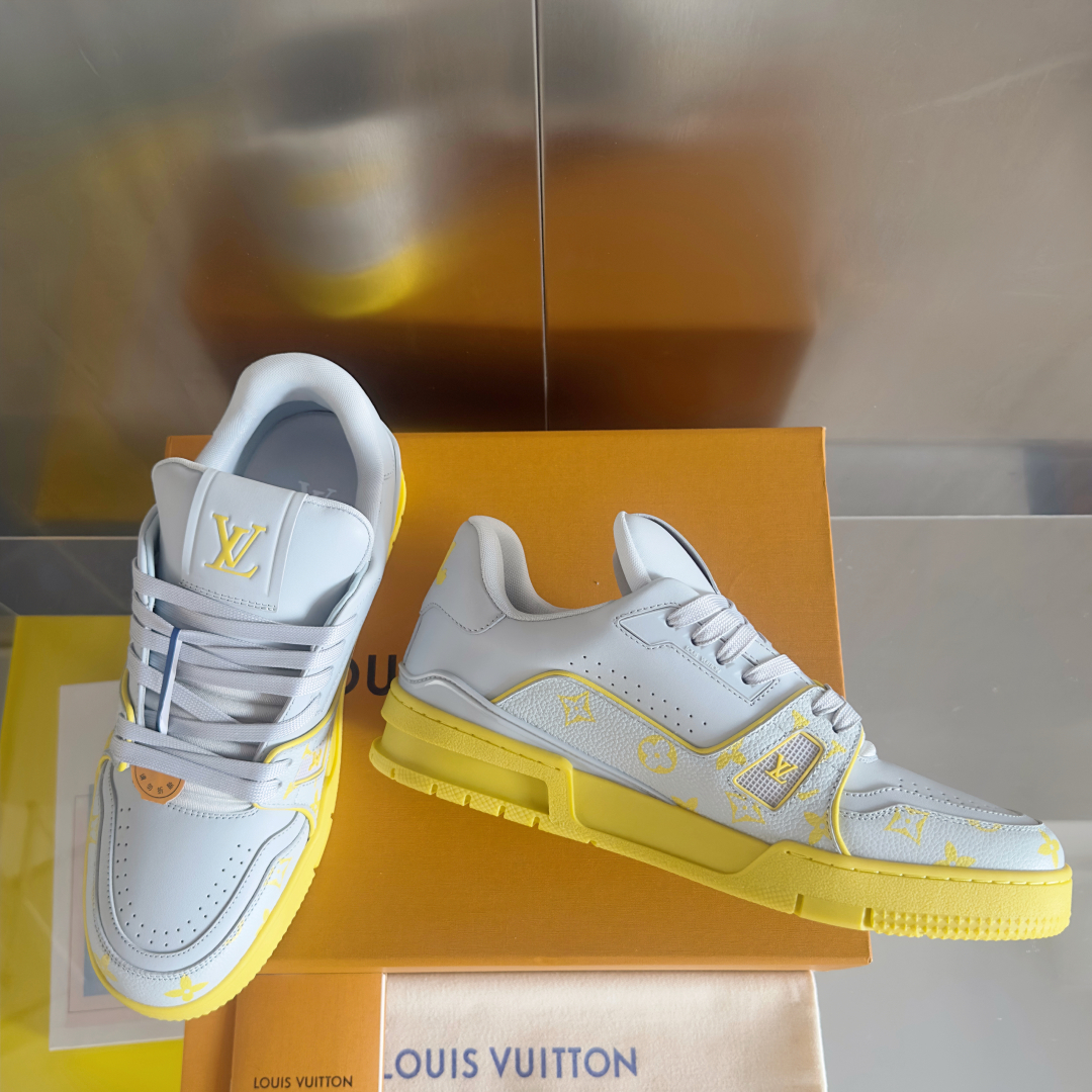 Louis Vuitton 2025 Trainer Sneaker Yellow