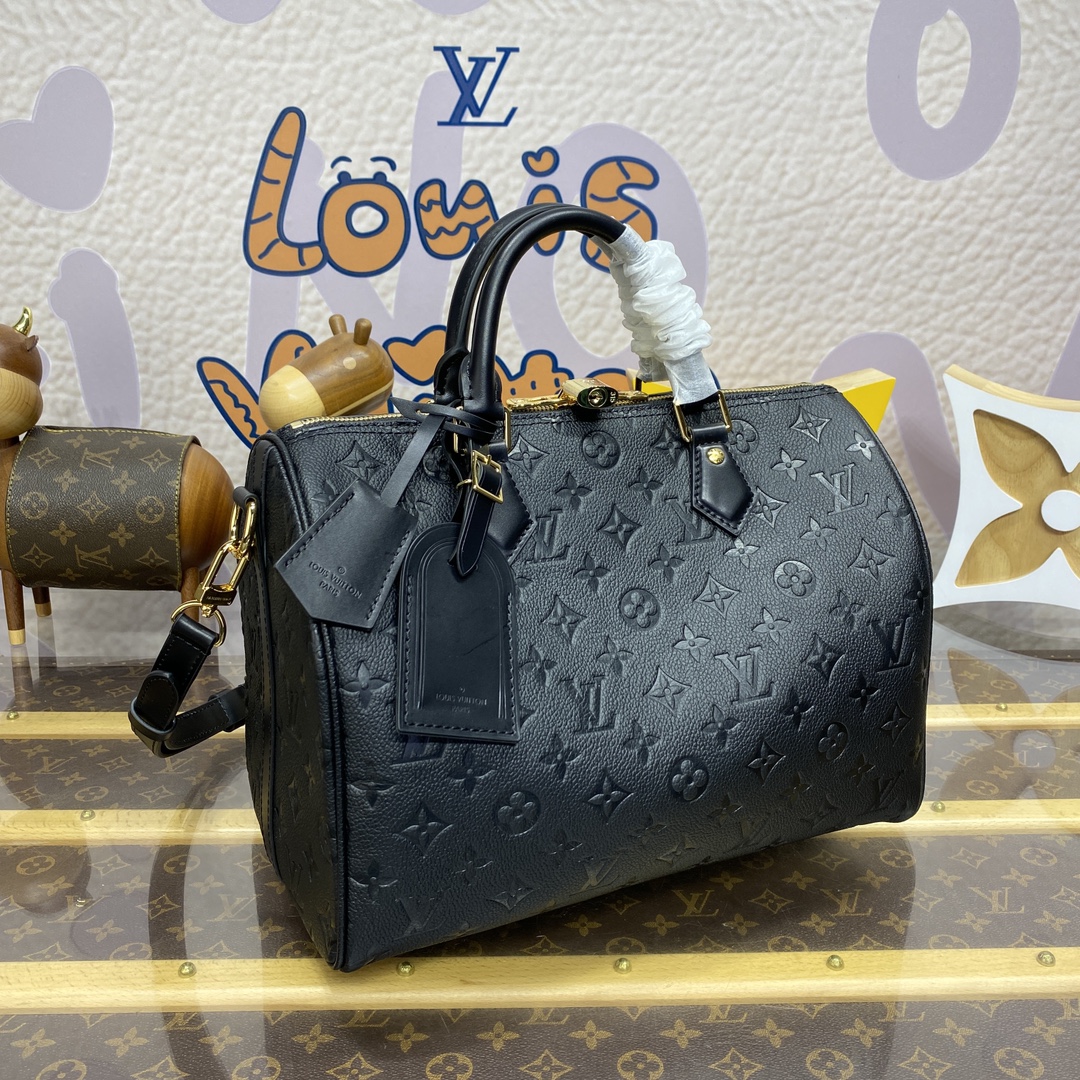 Louis Vuitton M47186 Speedy Soft 30 Black