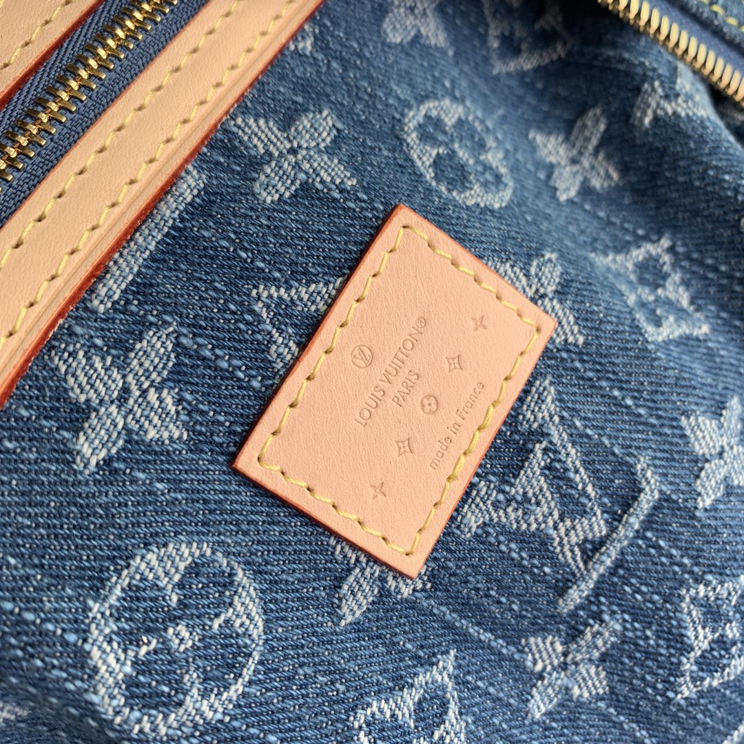 Louis Vuitton M24315 Keepall Bandoulière 45 Denim Blue