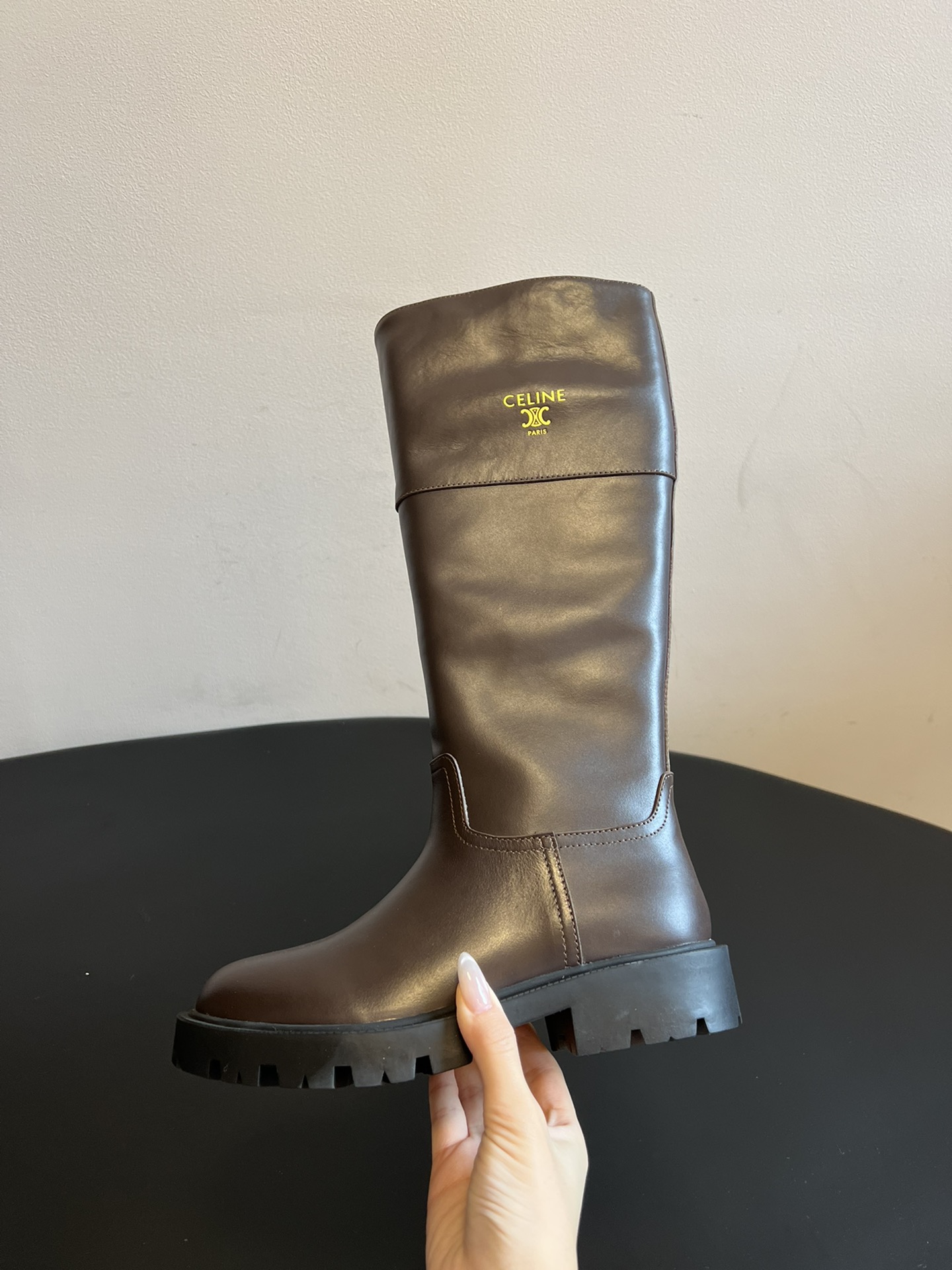 Celine MARGARET HIGH BOOT IN Calfskin