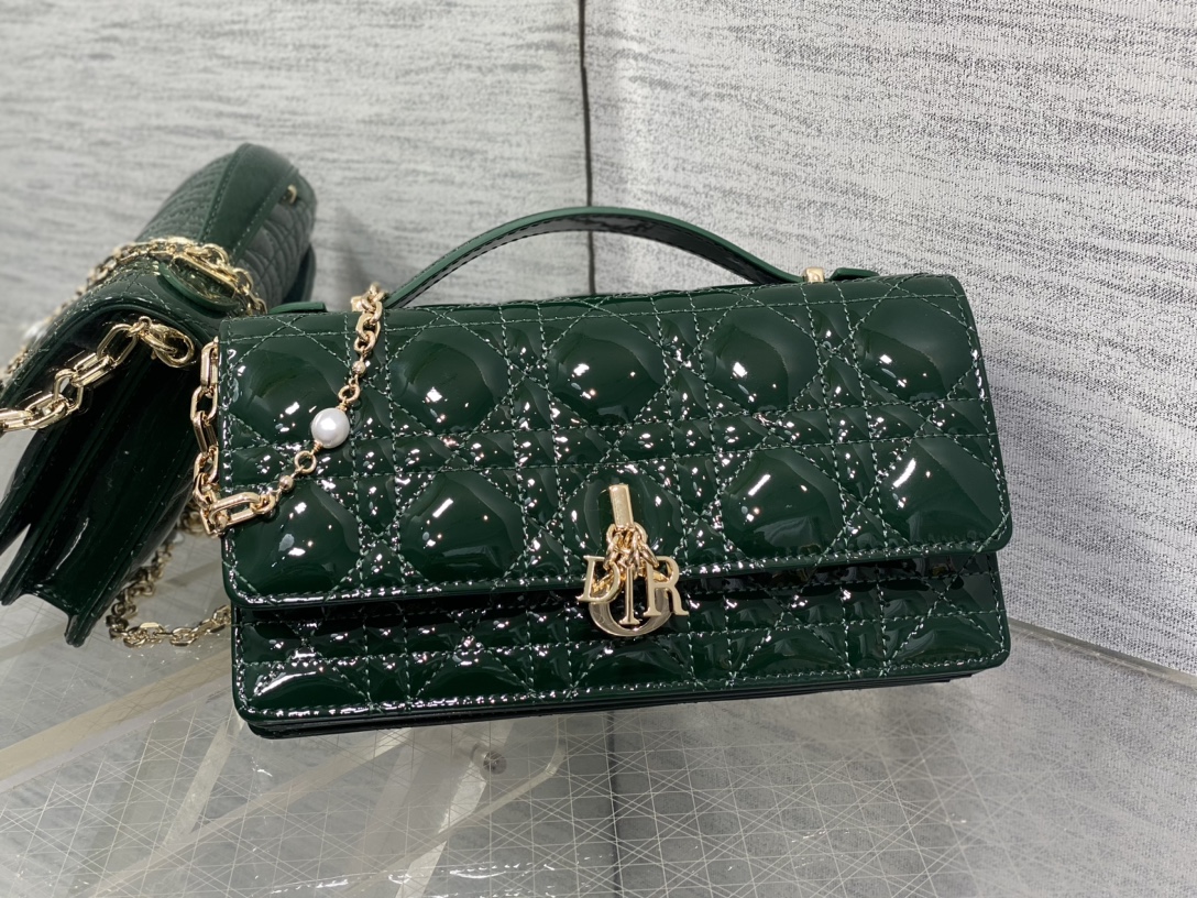 Dior Miss Dior Mini Bag Pearl Chain