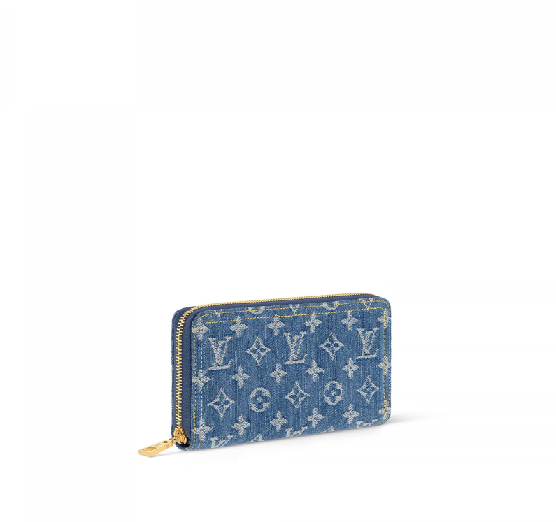 Louis Vuitton M82958 Zippy Wallet Denim Blue