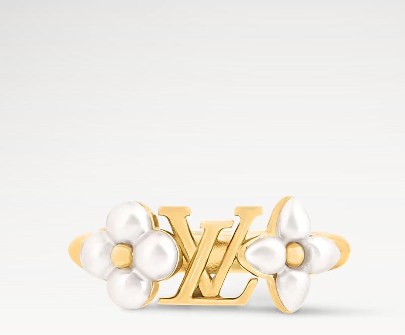 LOUIS VUITTON M1740M LV Floragram Ring