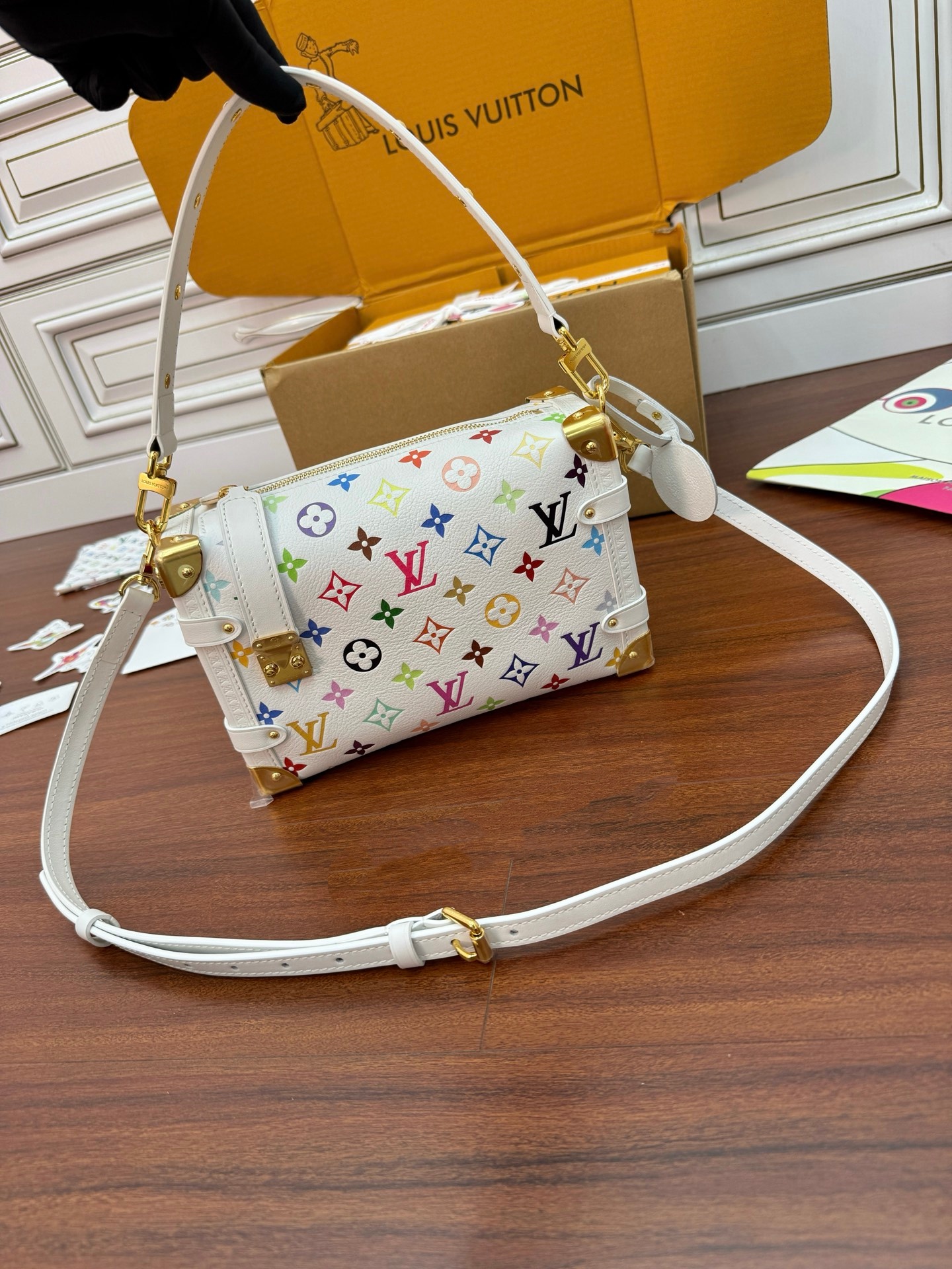 LOUIS VUITTON M14046 LV x TM Side Trunk MM