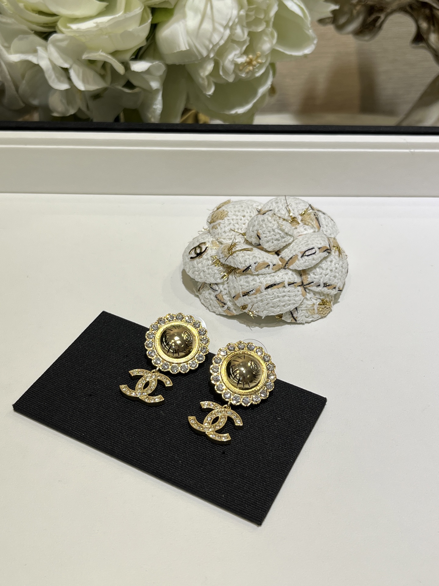 CHANEL Pendant Earrings