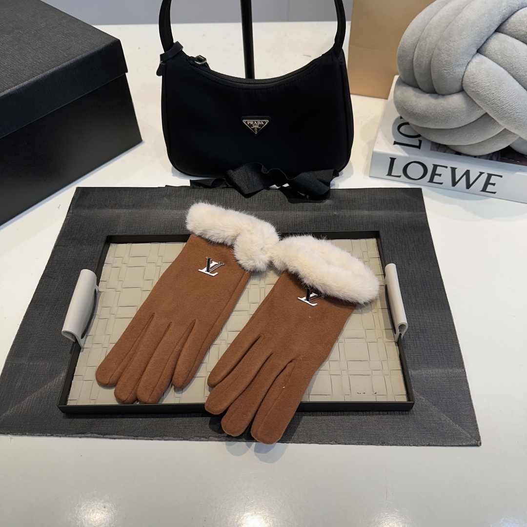 Louis Vuitton Wool Gloves