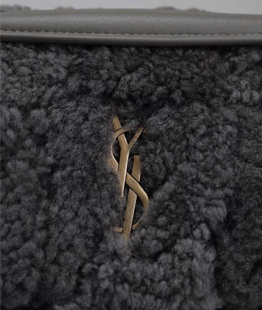 YSL JAMIE Lambskin & Shearling Combination