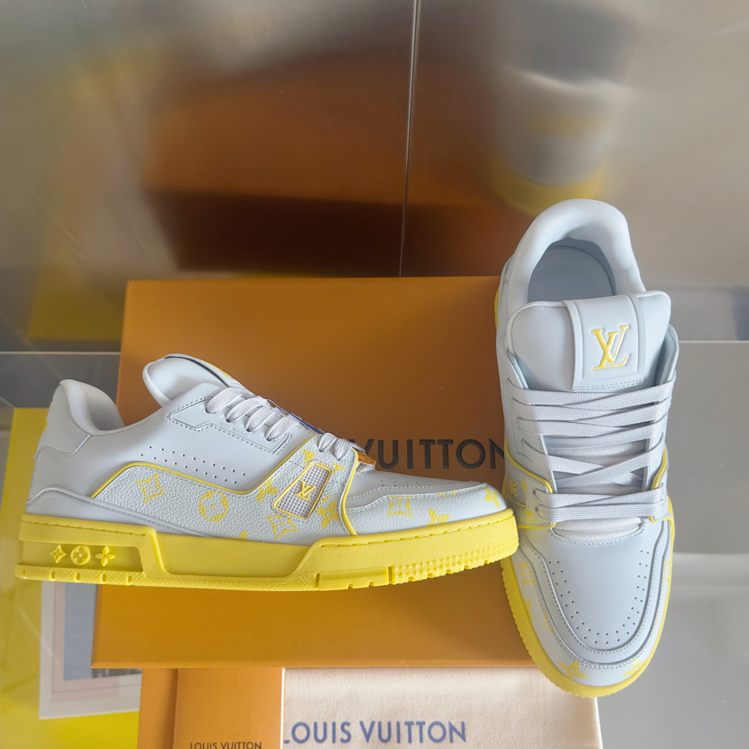 Louis Vuitton 2025 Trainer Sneaker Yellow