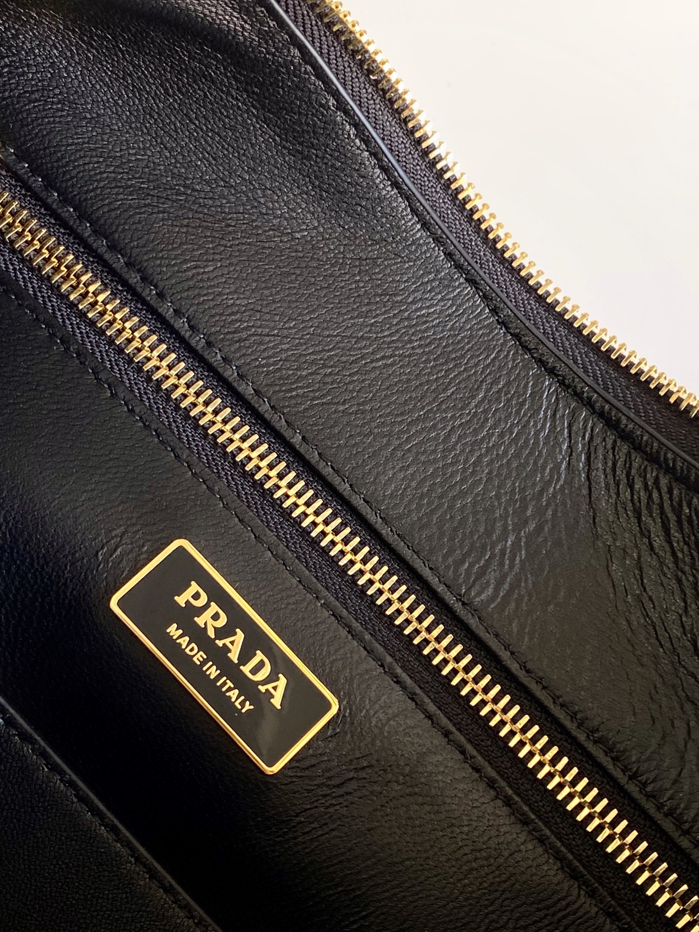 Prada Aimée large leather shoulder bag Leopard Print