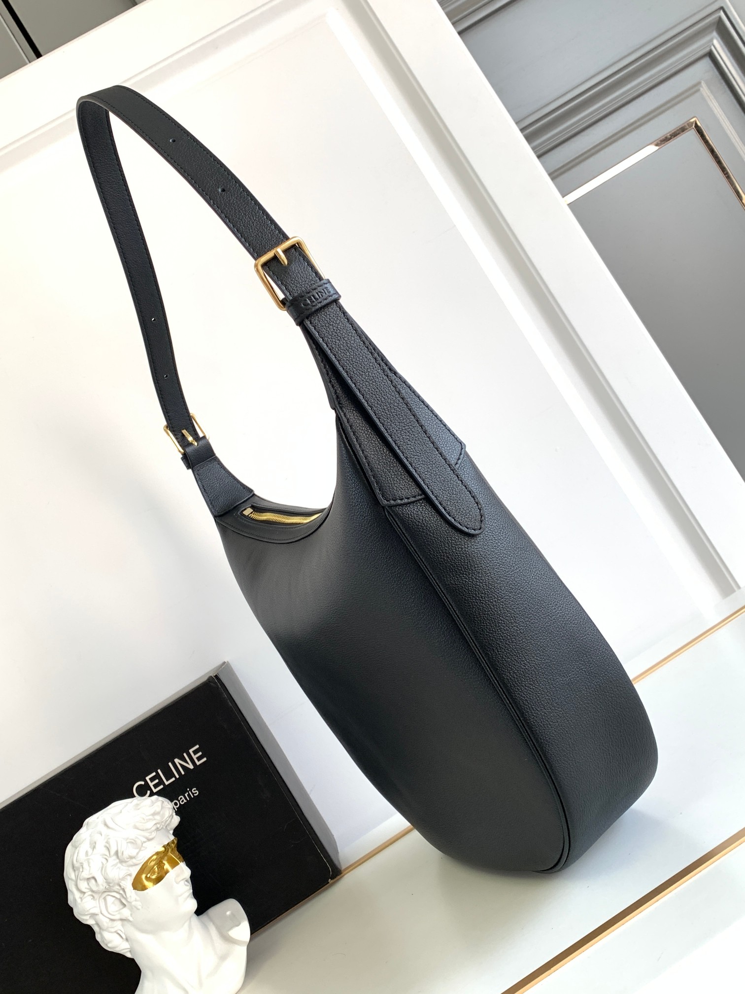 CELINE SMALL HELOÏSE BAG IN SUPPLE GRAINED CALFSKIN