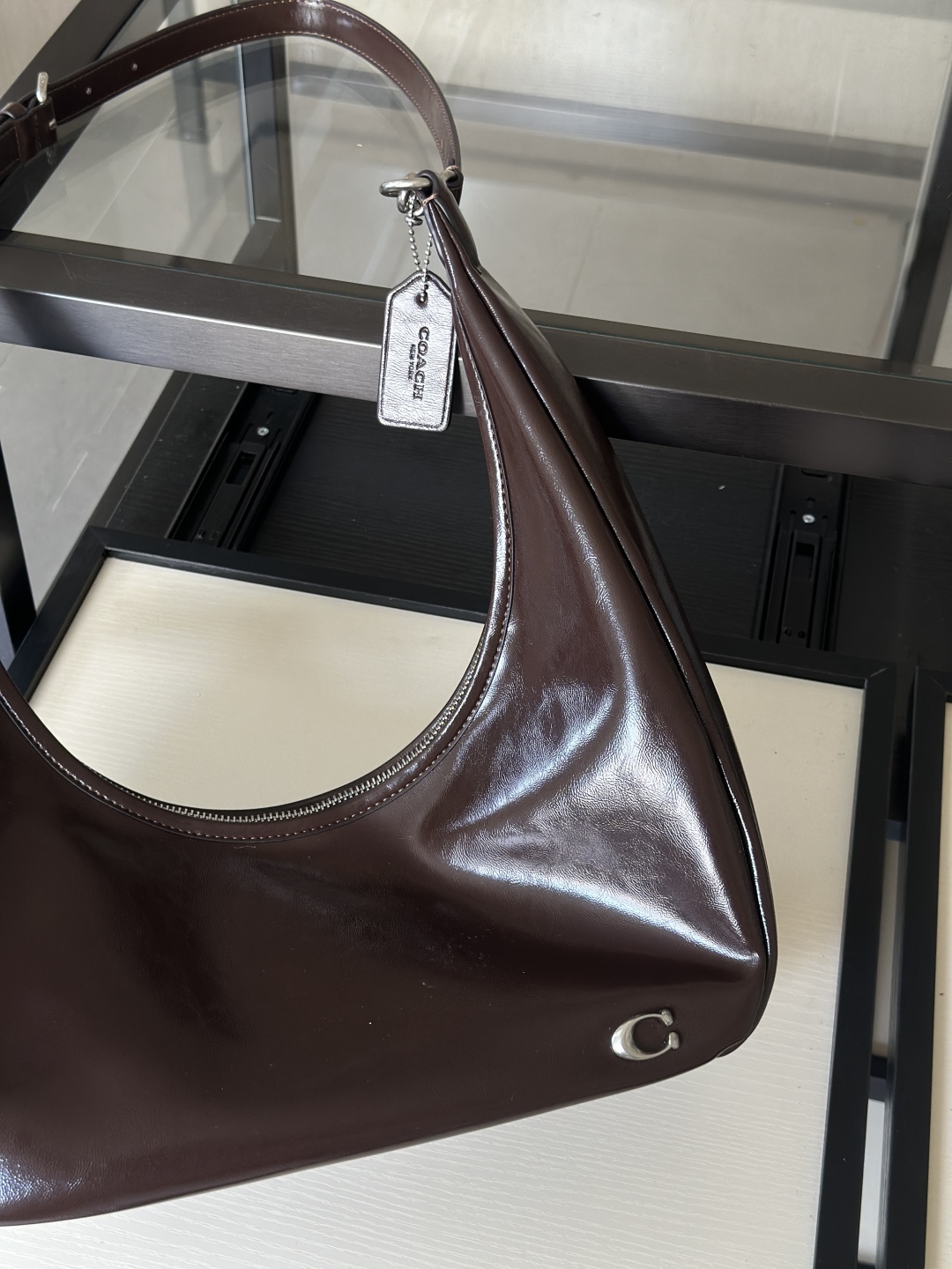 Coach Juliet Crescent Bag in Brown