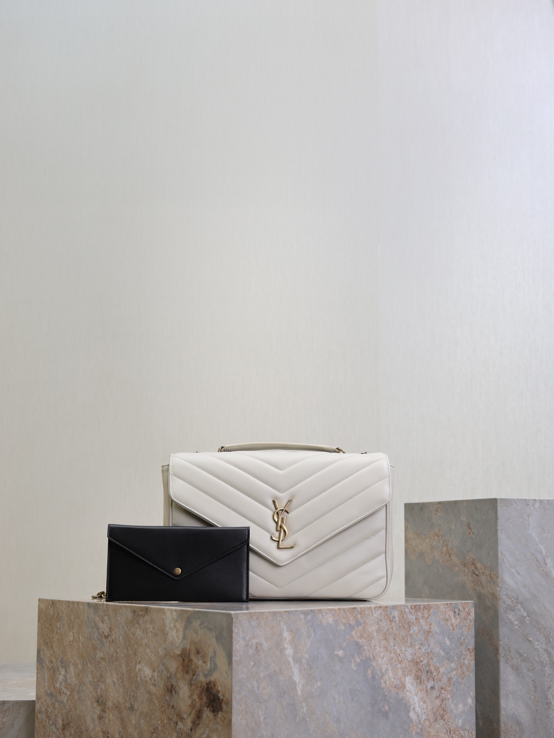 Saint Laurent Loulou Large Bag In Leather