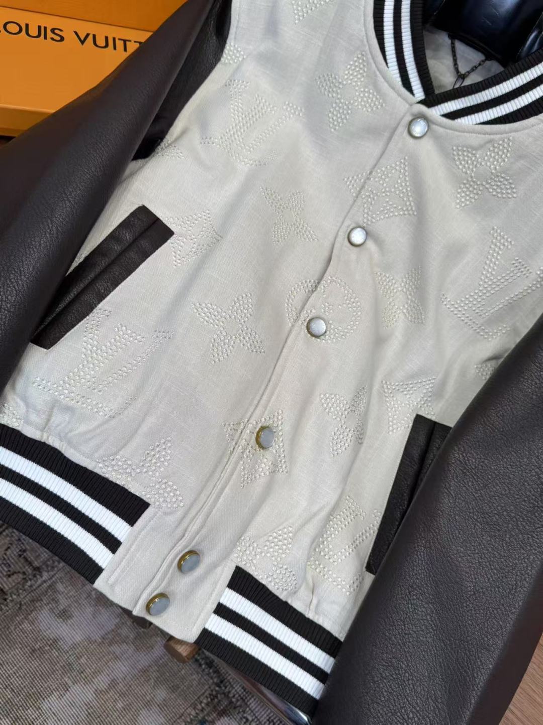 LOUIS VUITTON Embroidered Baseball Jacket