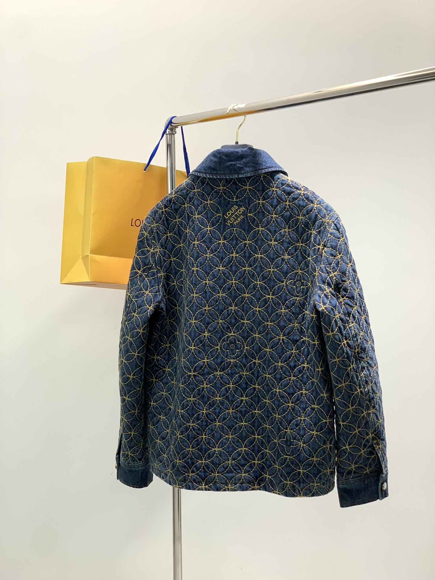 Louis Vuitton1AILM7 Embroidered Denim Blouson