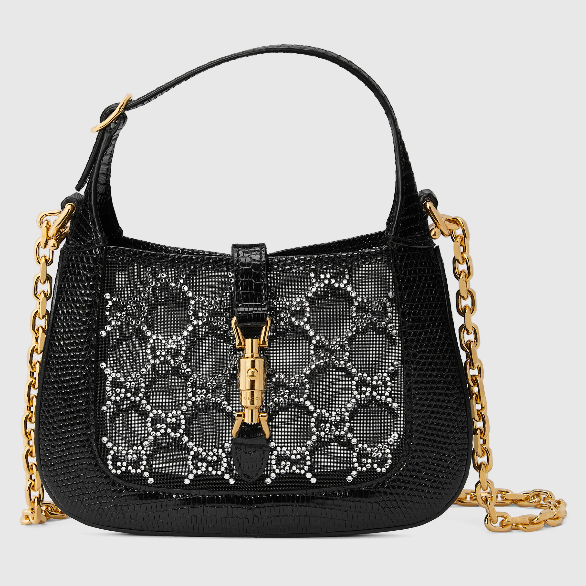 Gucci Jackie 1961 mini lizard shoulder bag